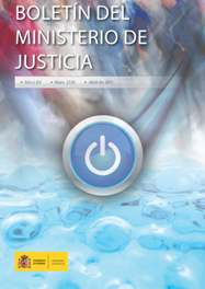 Portada del Boletín de Información del Ministerio de Justicia