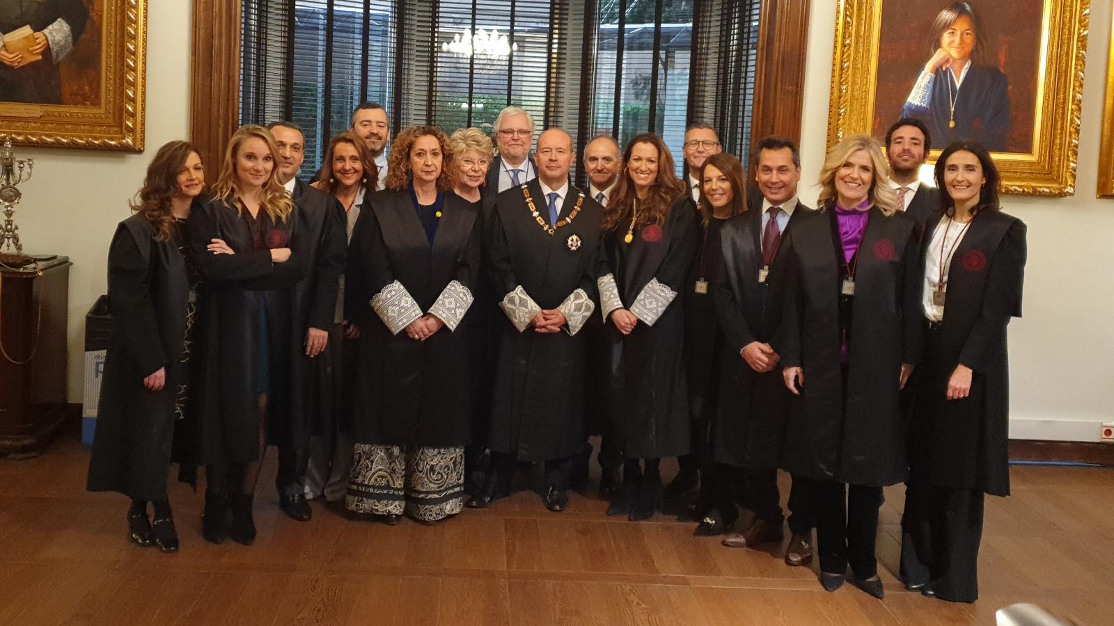 El ministro de Justicia, Juan Carlos Campo, durante la celebración de la Festividad de San Raimon de Penyafort en Barcelona