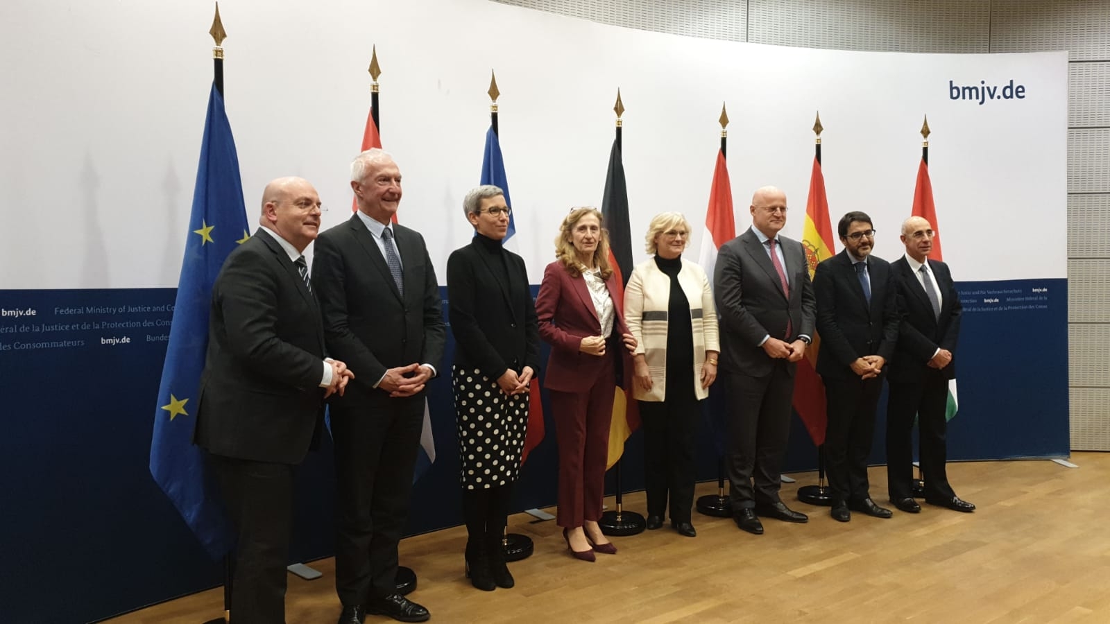 El secretario de Estado de Justicia, Pablo Zapatero, durante la reuni&oacute;n del Grupo Vend&ocirc;me celebrada en Berl&iacute;n