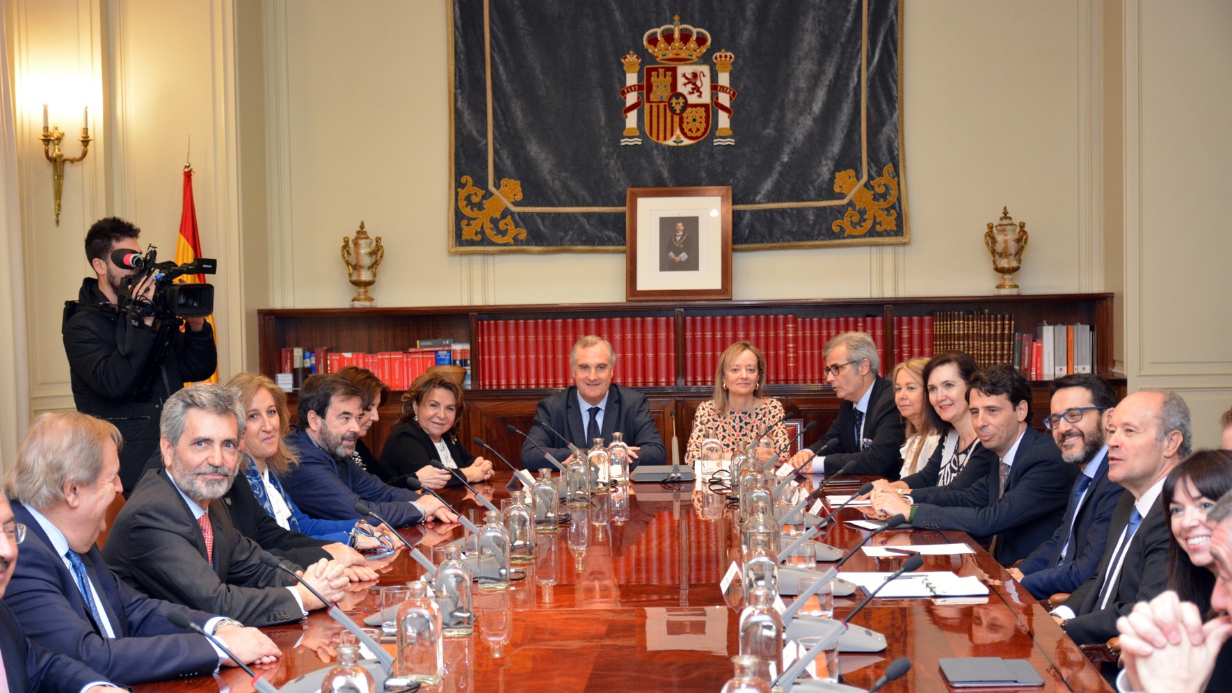 El ministro de Justicia, Juan Carlos Campo, presenta ante el Pleno del CGPJ las l&iacute;neas generales del Plan Justicia 2030