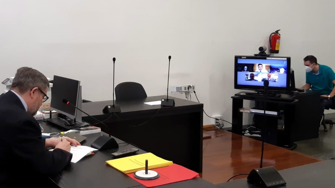 Primer juicio telem&aacute;tico celebrado en Castilla-La Mancha como consecuencia del estado de alarma