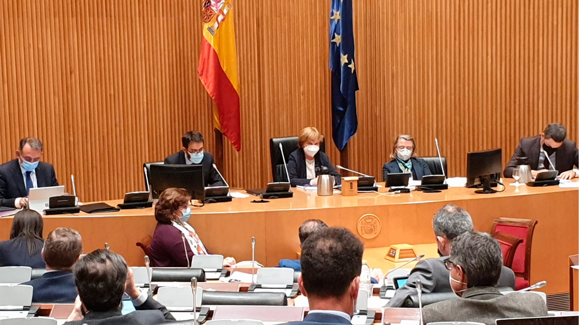 El secretario de Estado de Justicia, Pablo Zapatero, durante su comparecencia ante la Comisi&oacute;n de Justicia en el Congreso