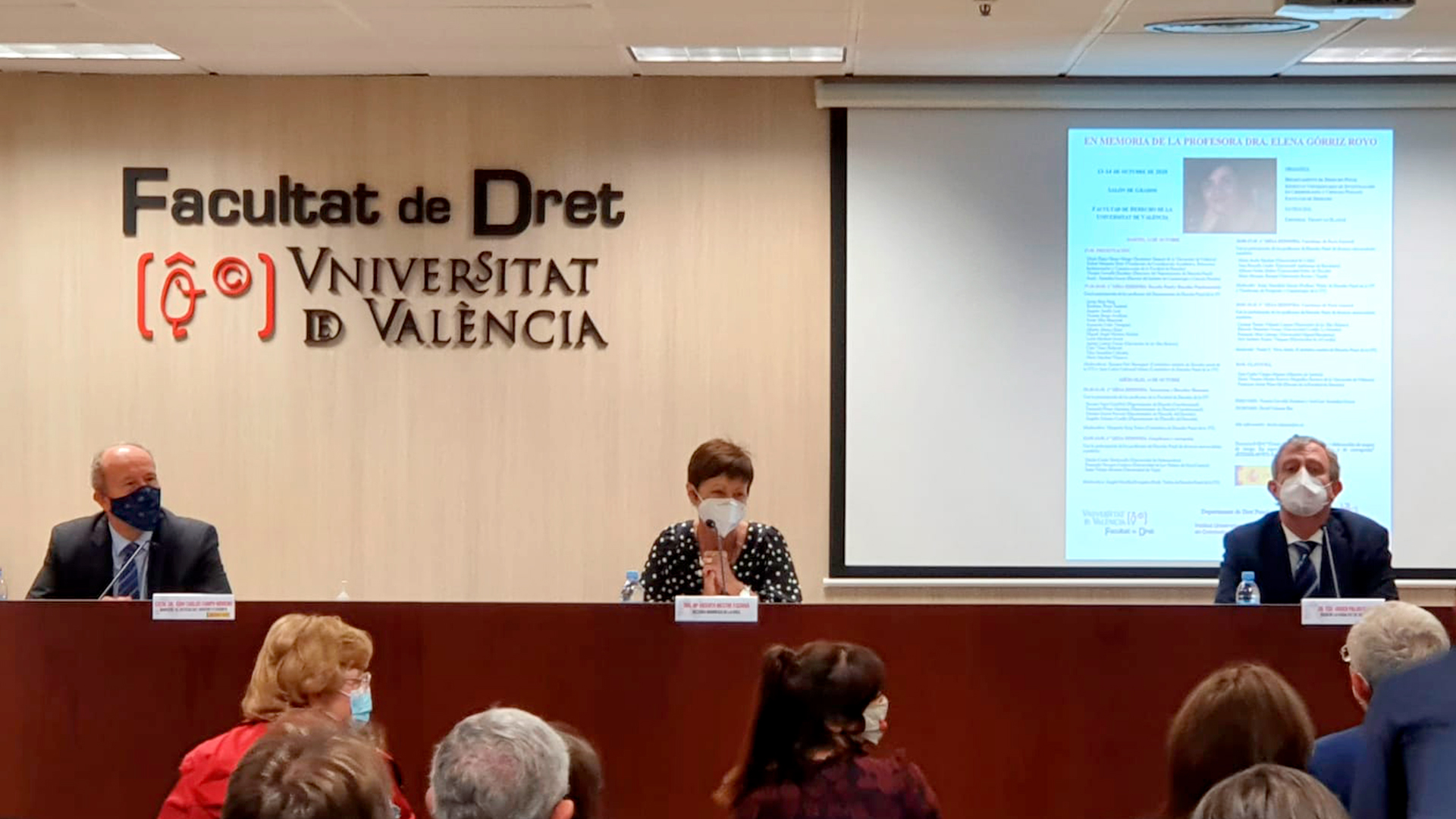 El ministro de Justicia, Juan Carlos Campo, en las Jornadas en memoria de la fallecida Elena G&oacute;rriz Royo