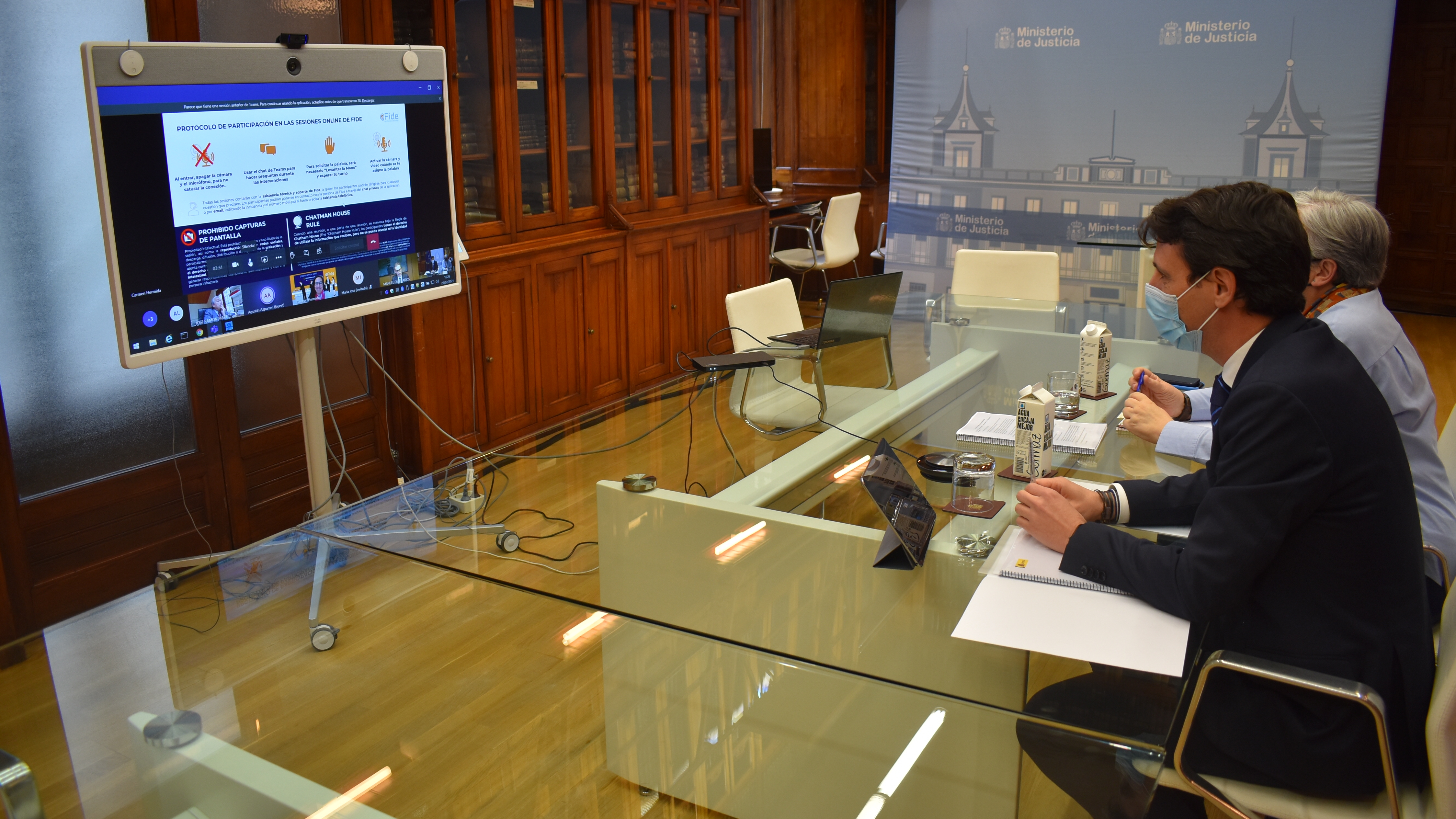 Borja Vargues en la sesión de la Fundación FIDE