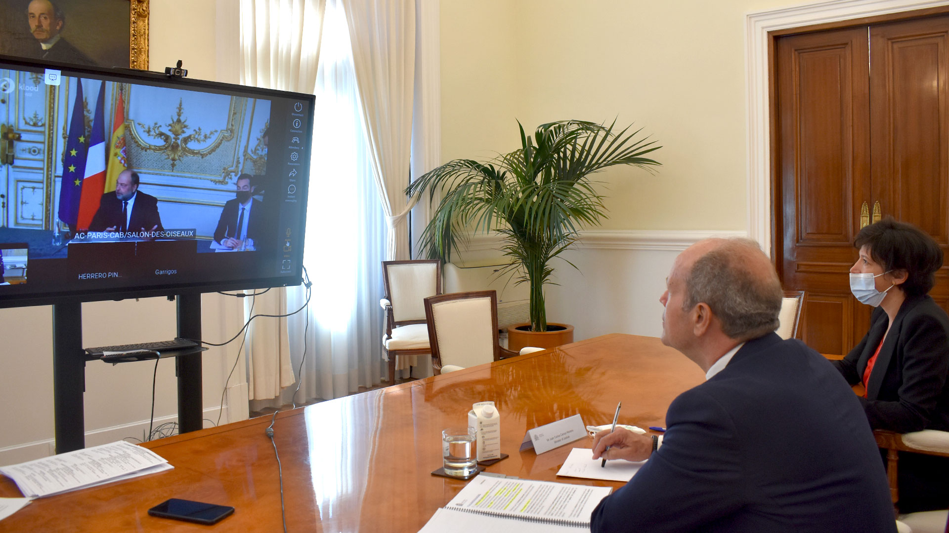 Reunión bilateral Dupont-Moretti y Campo