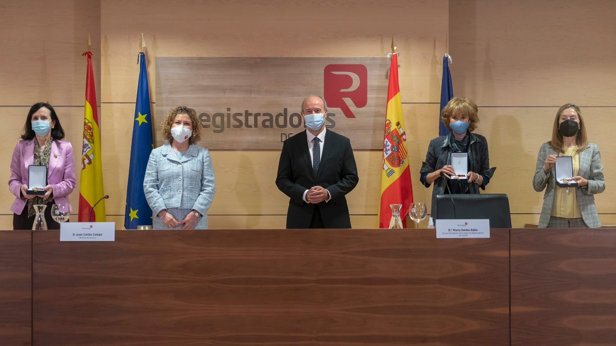Juan Carlos Campo en el Colegio de Registradores de la Propiedad