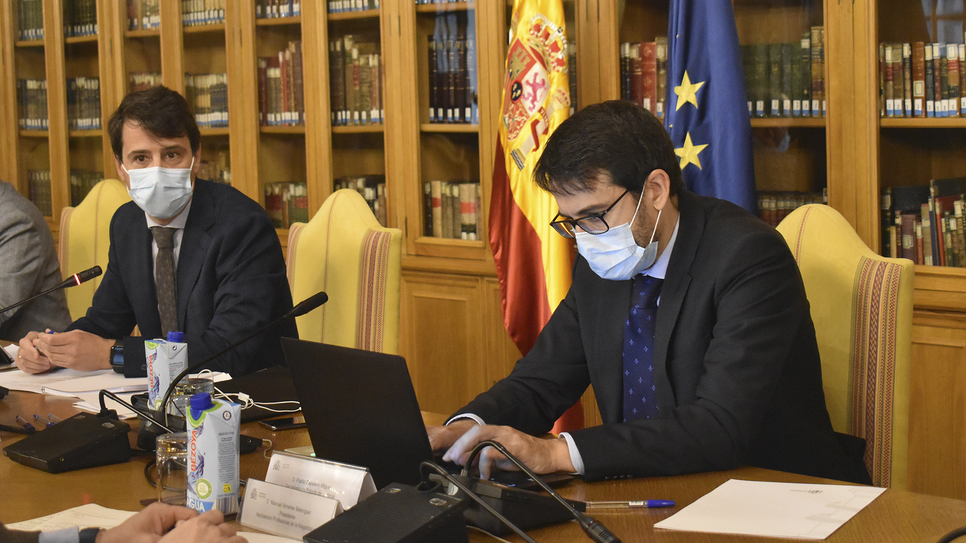 Reunión con asociaciones judiciales y fiscales
