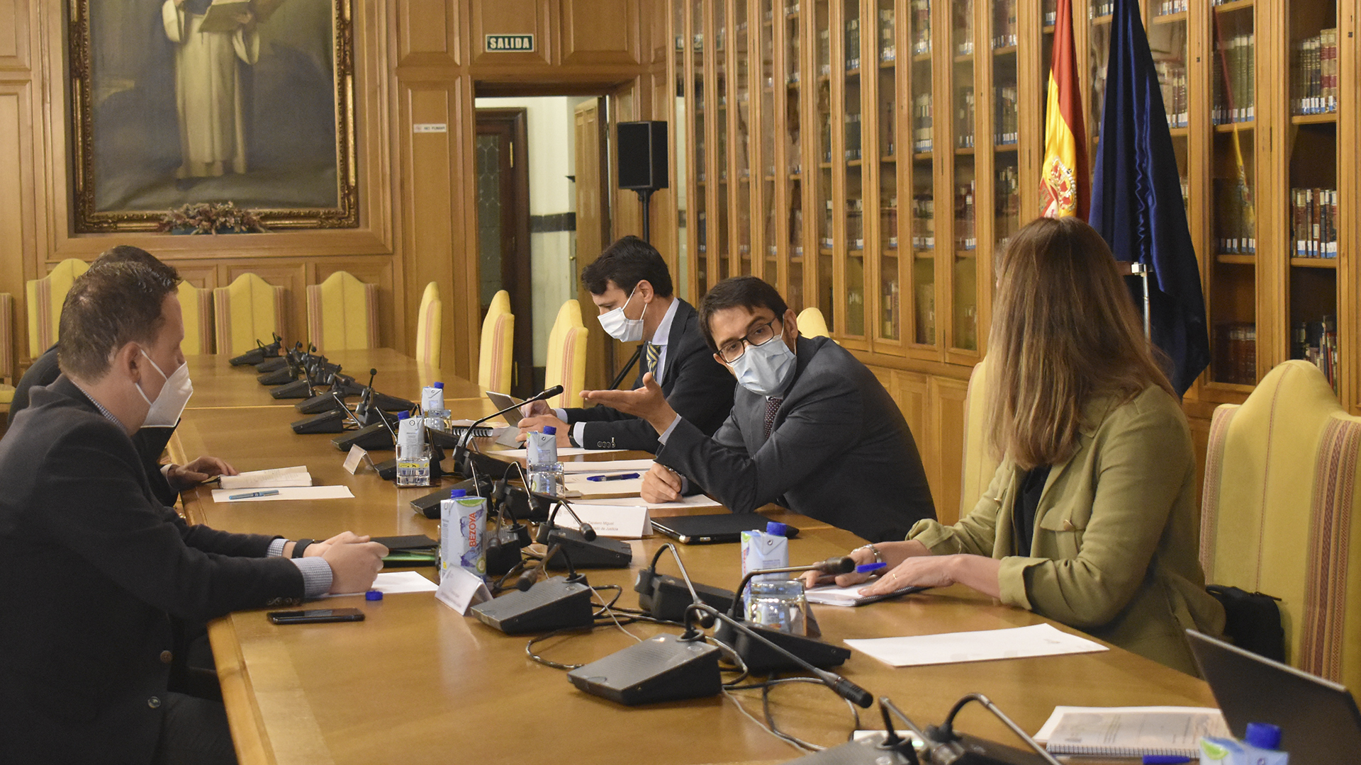 Reunión con los representantes de las asociaciones de letrados de la Administración de Justicia