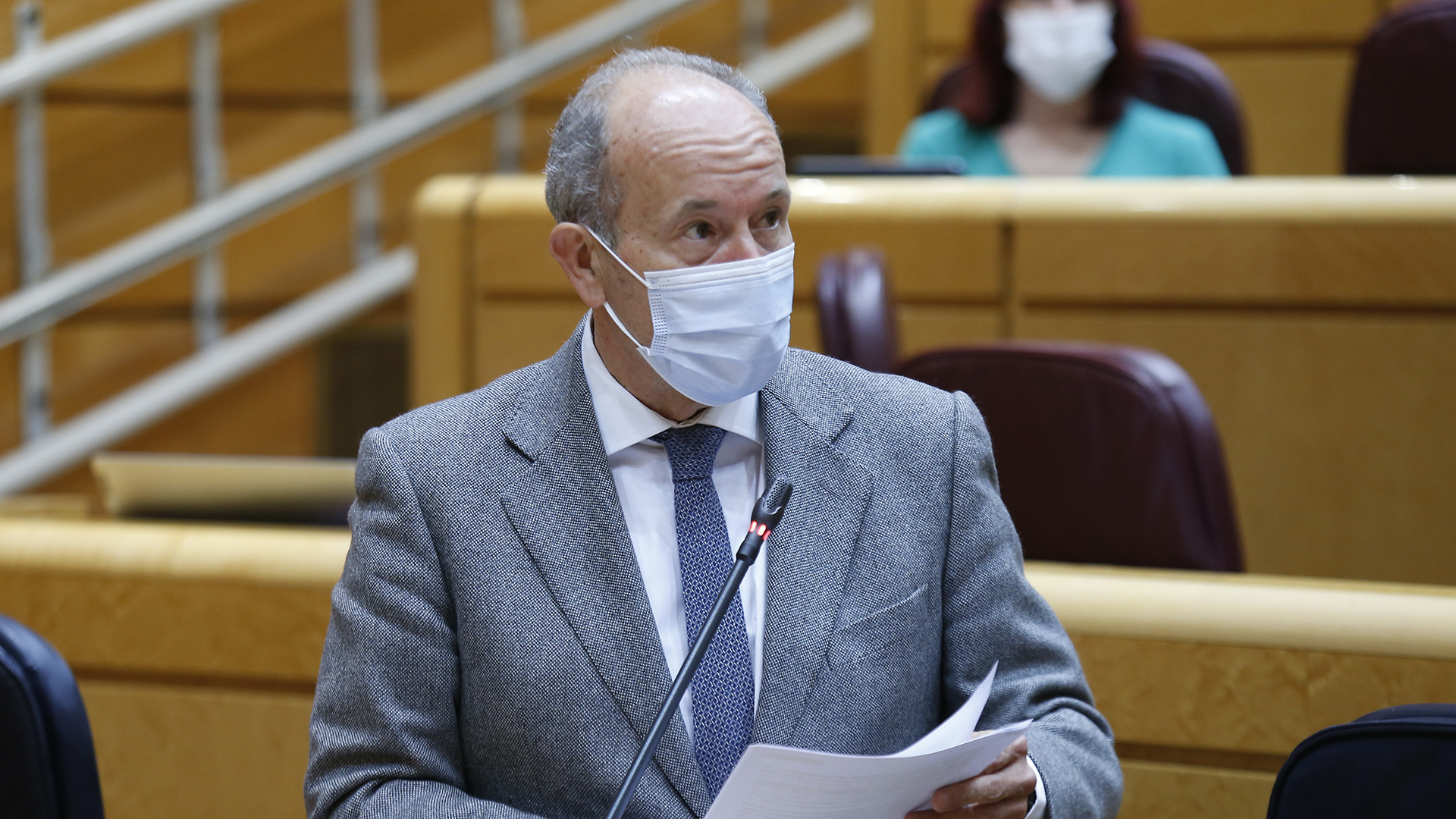 Campo responde al PP en el Senado