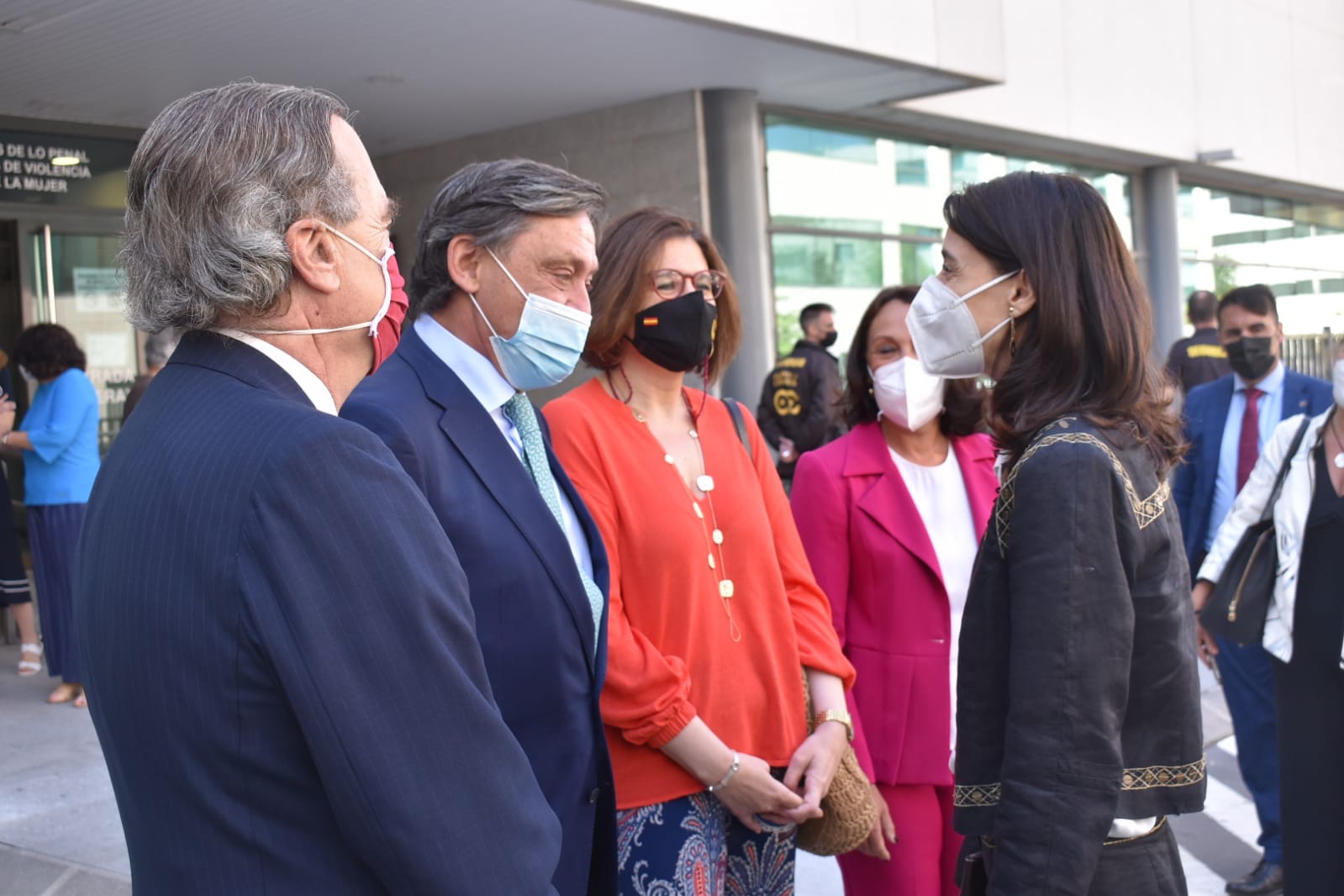 Pilar Llop visita el Juzgado Nº 5 de Madrid de Violencia sobre la Mujer
