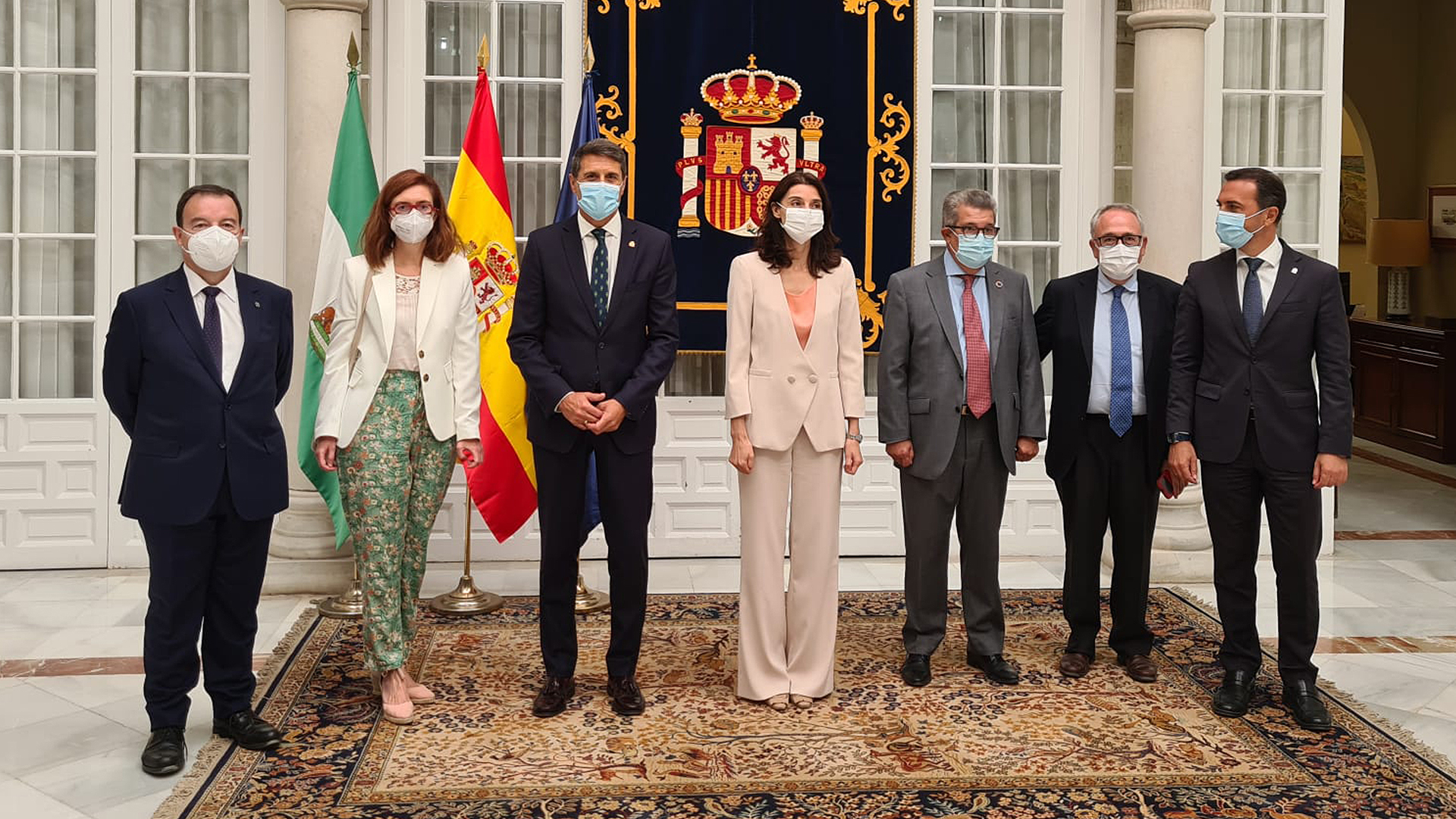 Encuentro de Pilar Llop con autoridades judiciales de Sevilla