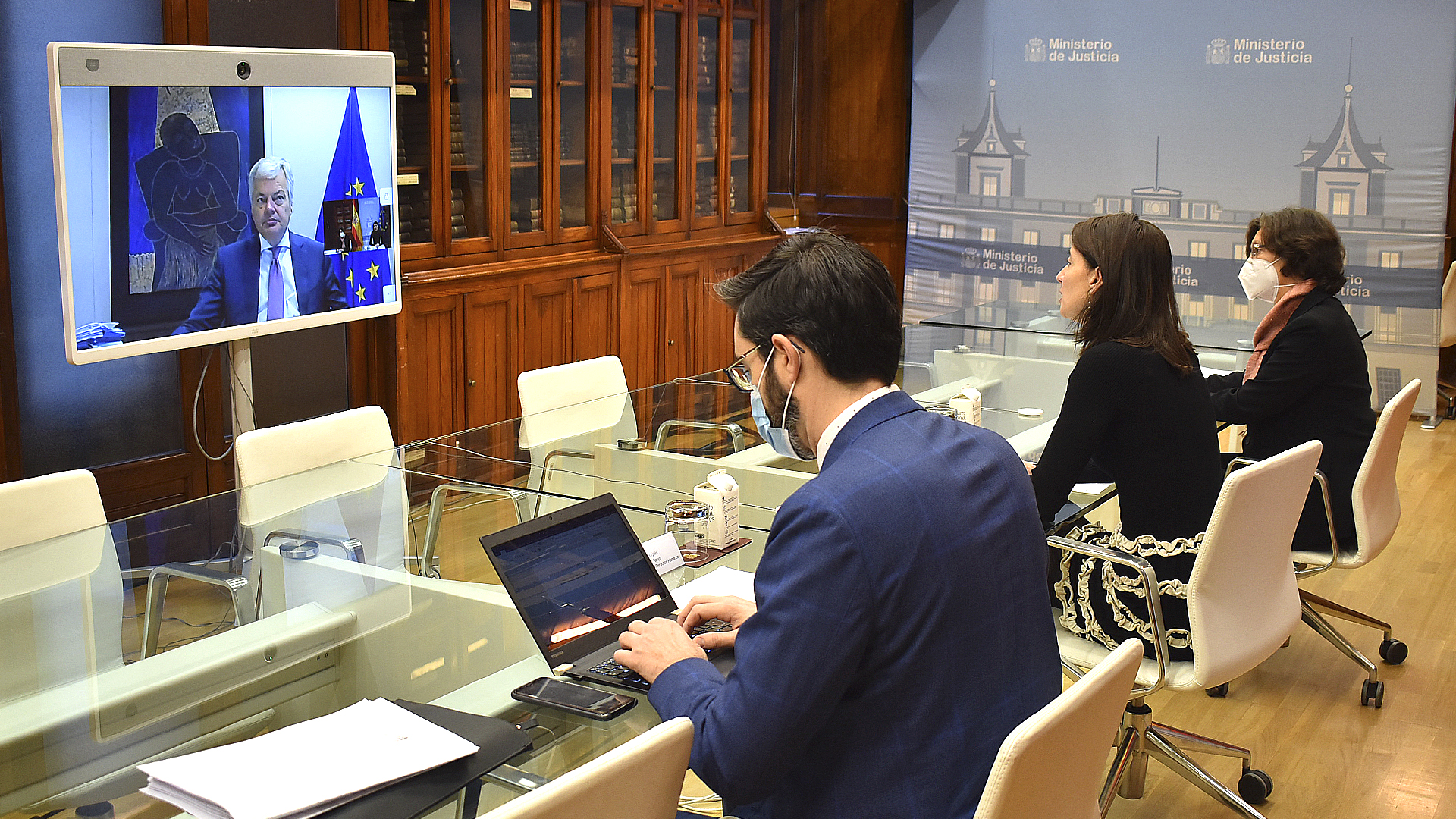 Reunión con el comisario de Justicia de la Comisión Europea