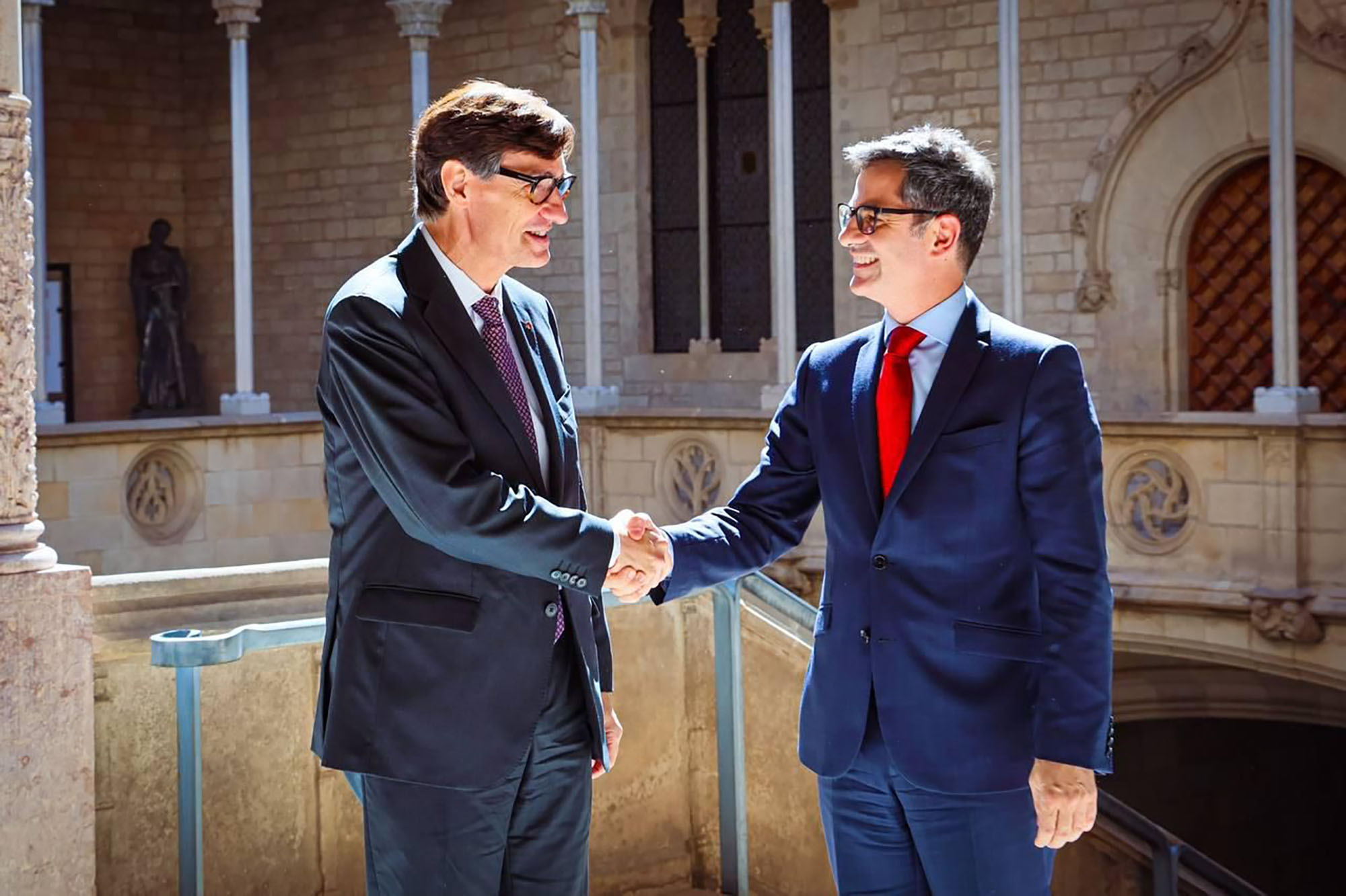 El ministro Bolaños se reúne con el president Illa para reforzar la cooperación entre gobiernos
