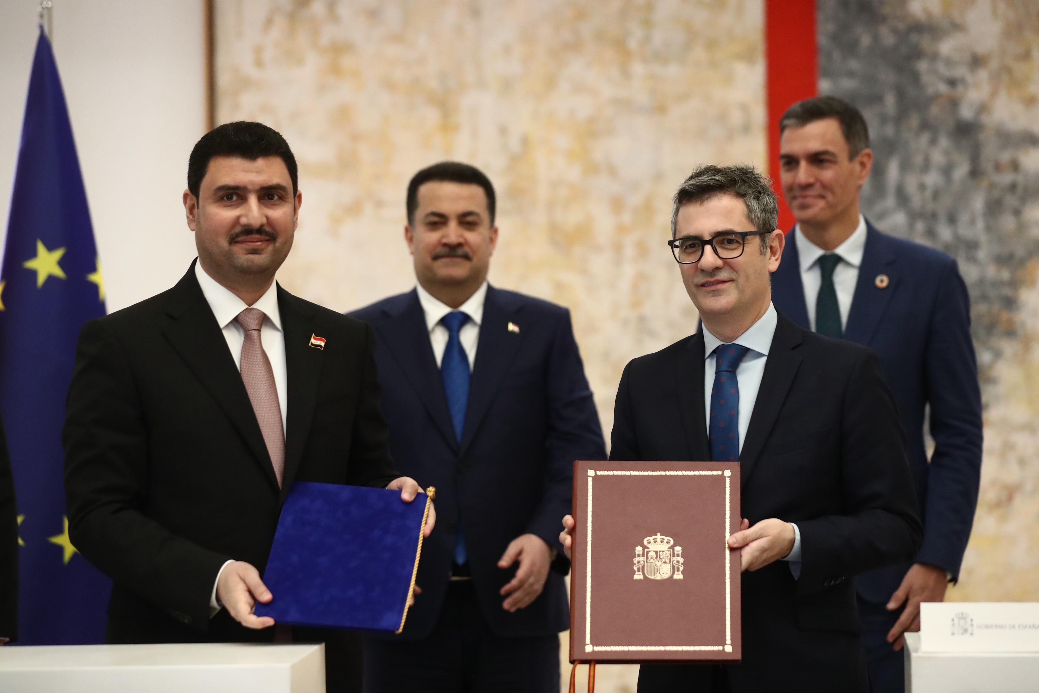 Bolaños con el viceministro de Justicia de la República de Irak