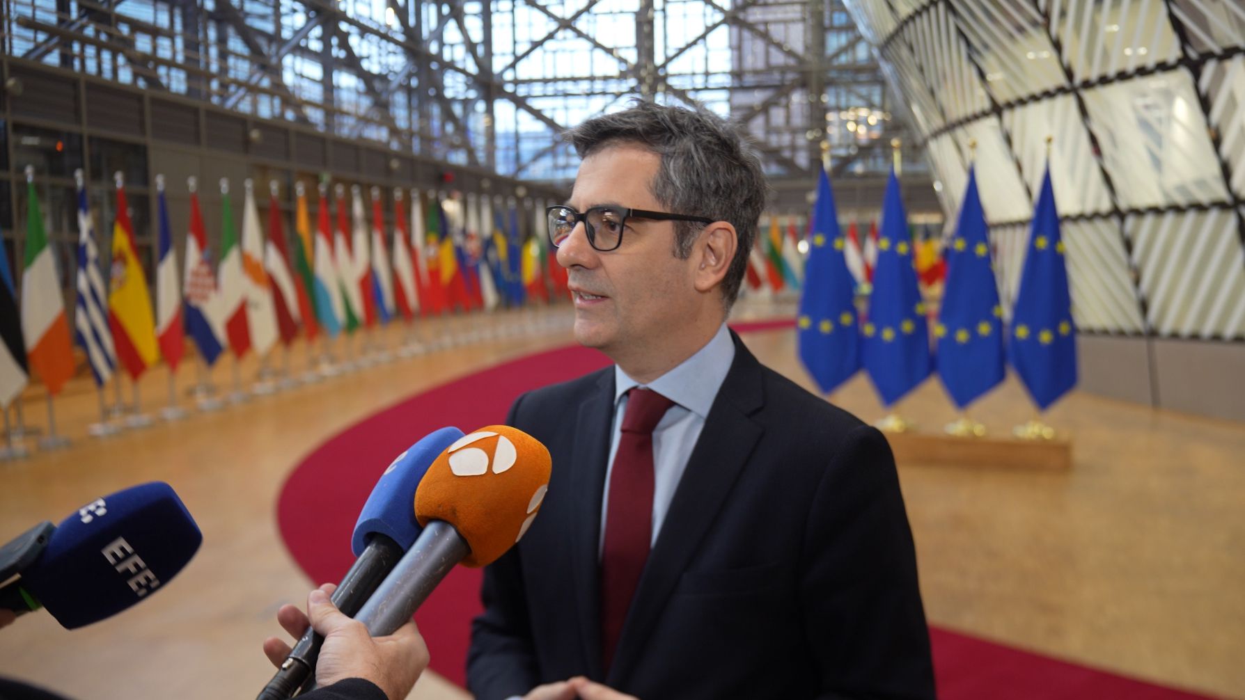 Bolaños en el Consejo JAI de Bruselas