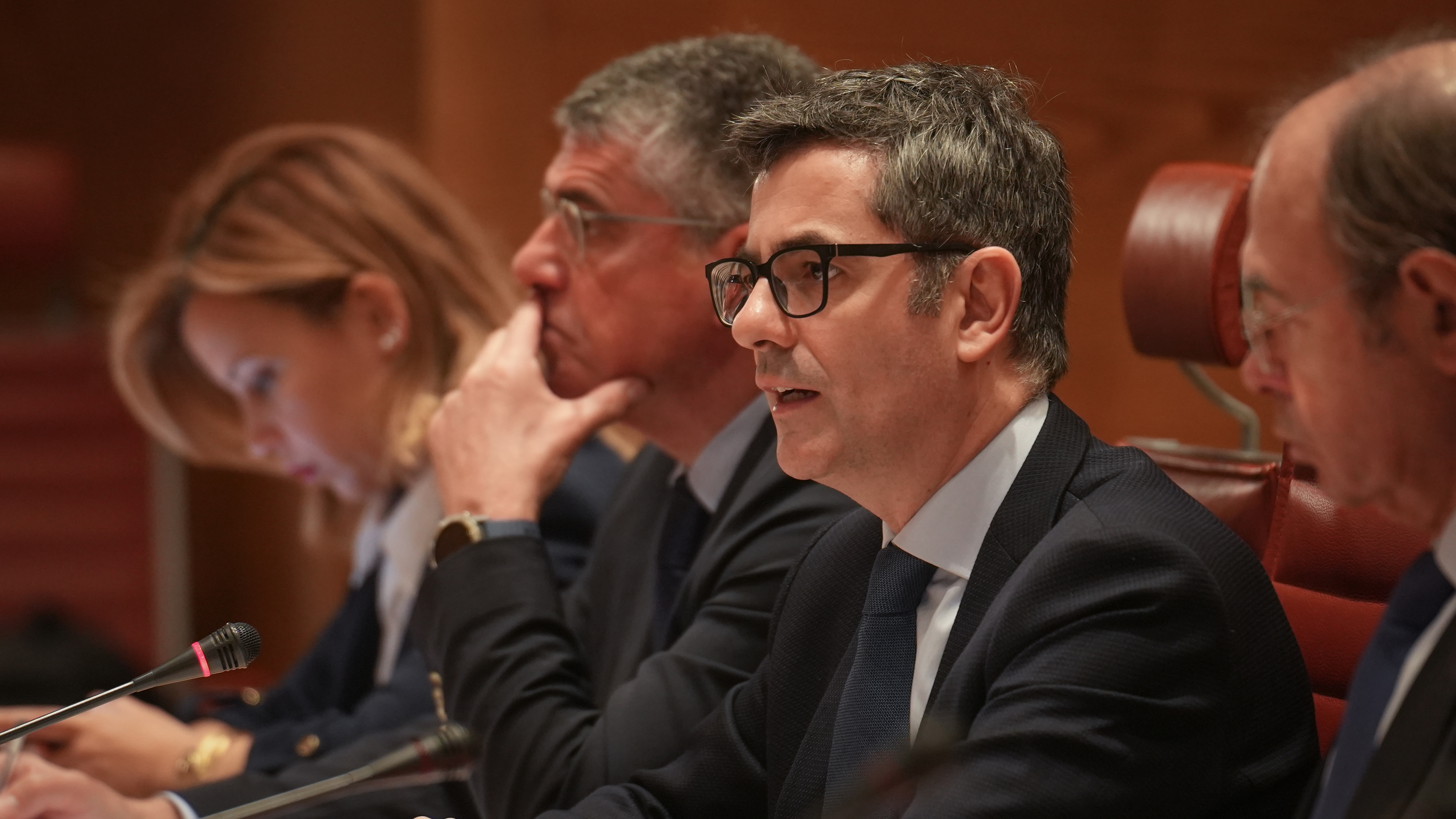Bolaños en la Comisión Constitucional del Senado