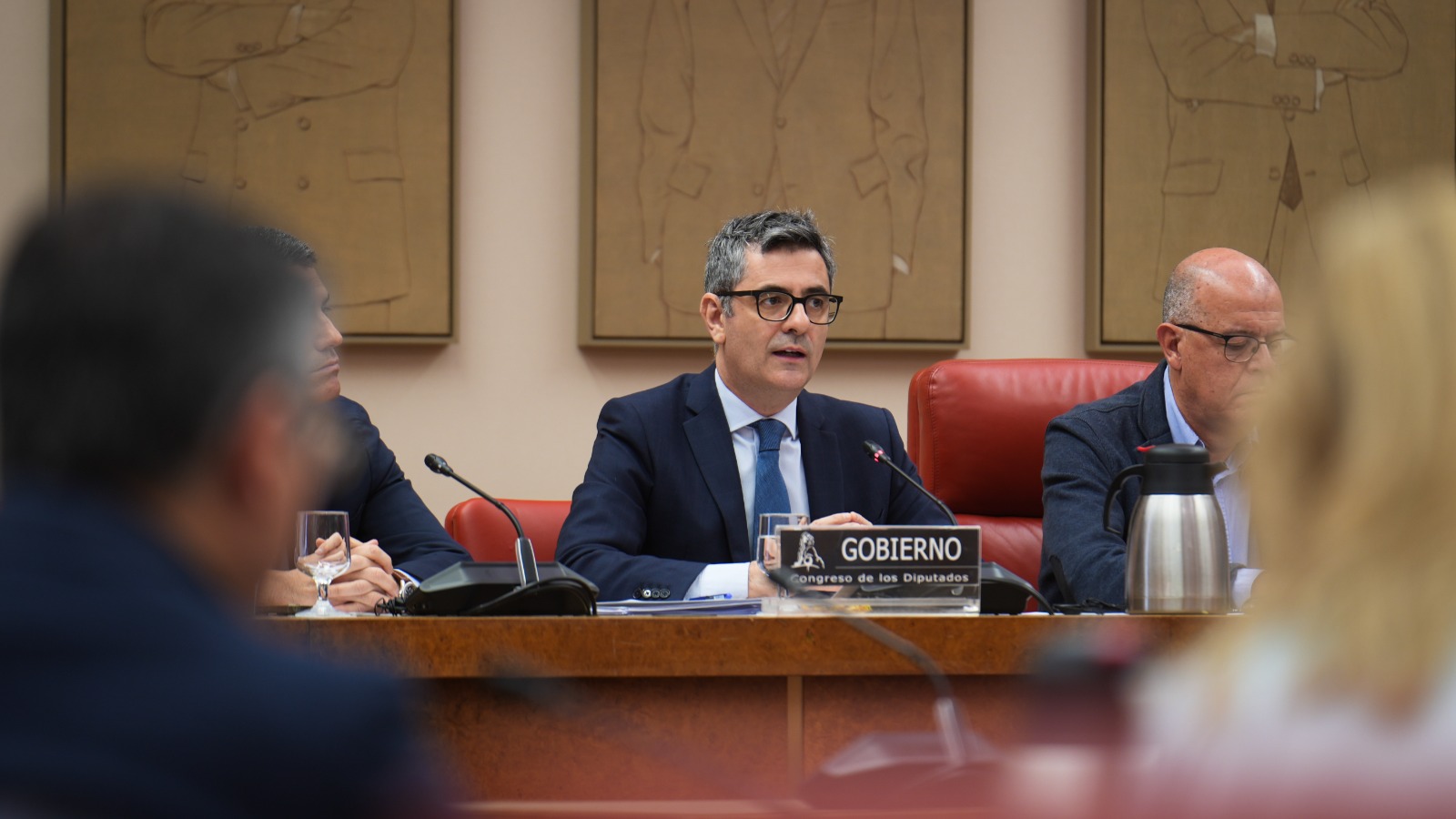 Bolaños, en su comparecencia ante la Comisión Constitucional del Congreso