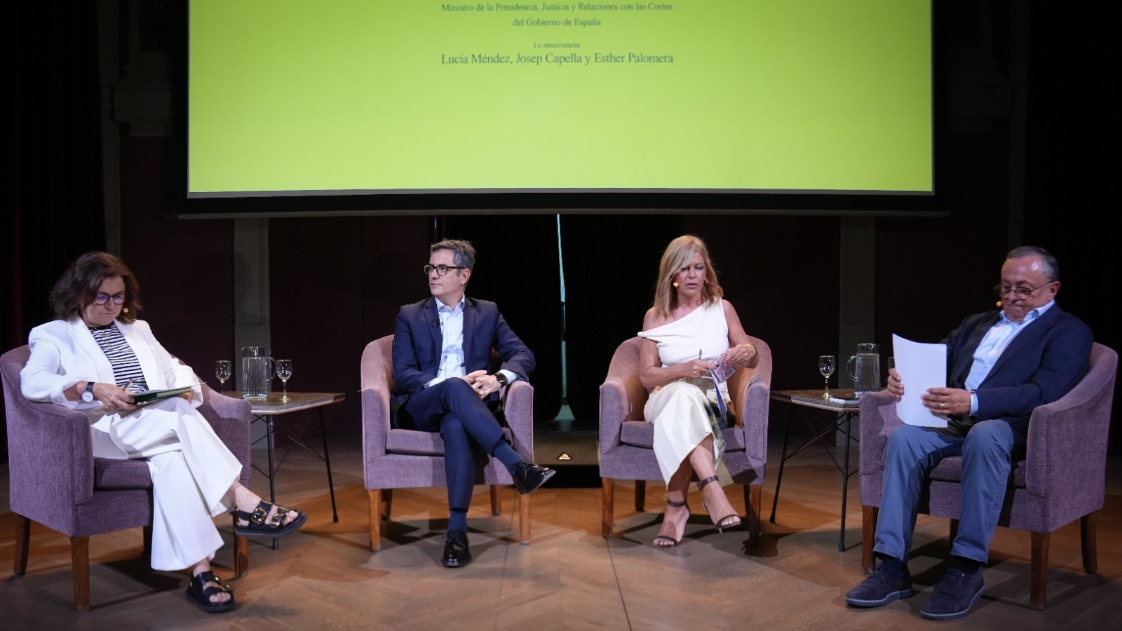 Félix Bolaños participa en ‘Los Desayunos del Ateneo’
