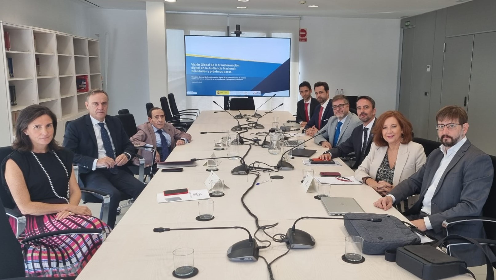 El Ministerio de Justicia y la Audiencia Nacional se reúnen para valorar los avances en transformación digital 