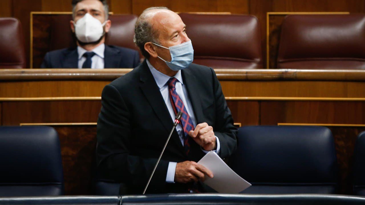 El ministro de Justicia, Juan Carlos Campo, en el Congreso de los Diputados