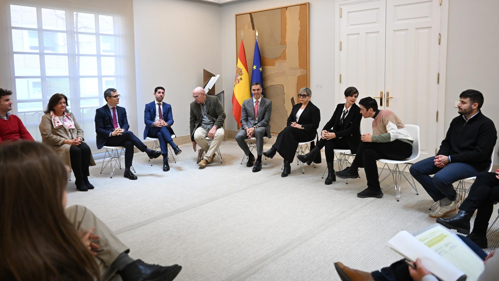 Encuentro del presidente del Gobierno con víctimas de abusos sexuales en la Iglesia