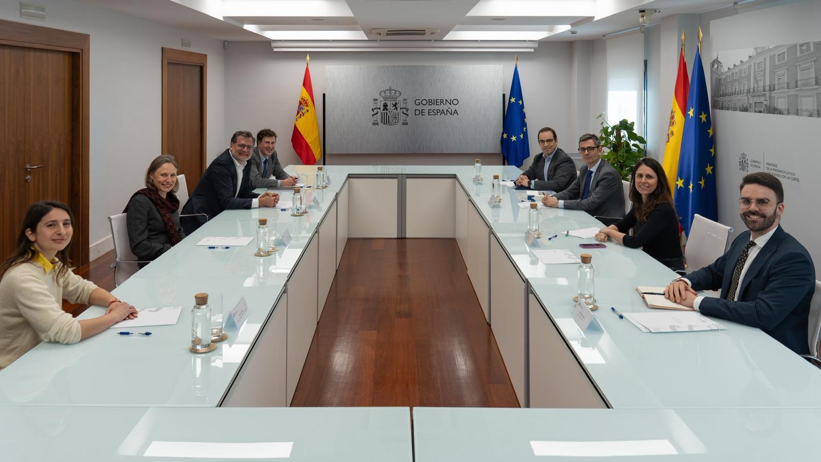 Bolaños se reúne con Wolfgang Schmidt y la Fundación Friedrich Ebert