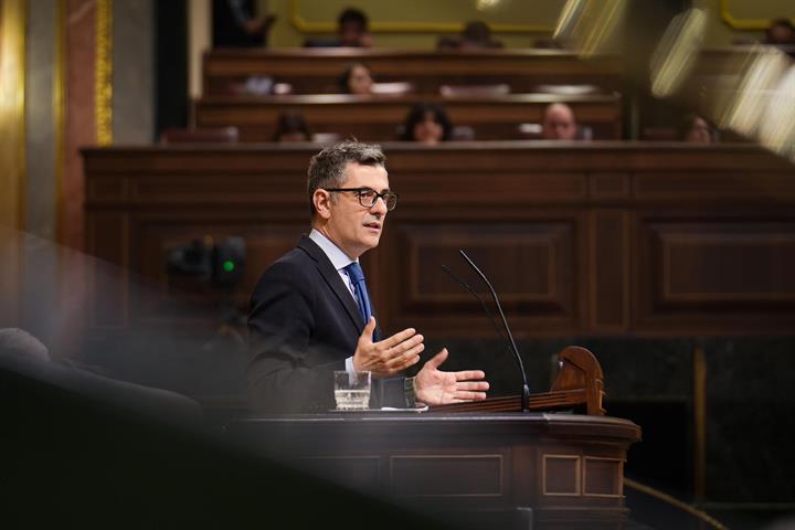 Félix Bolaños en el Congreso de los Diputados