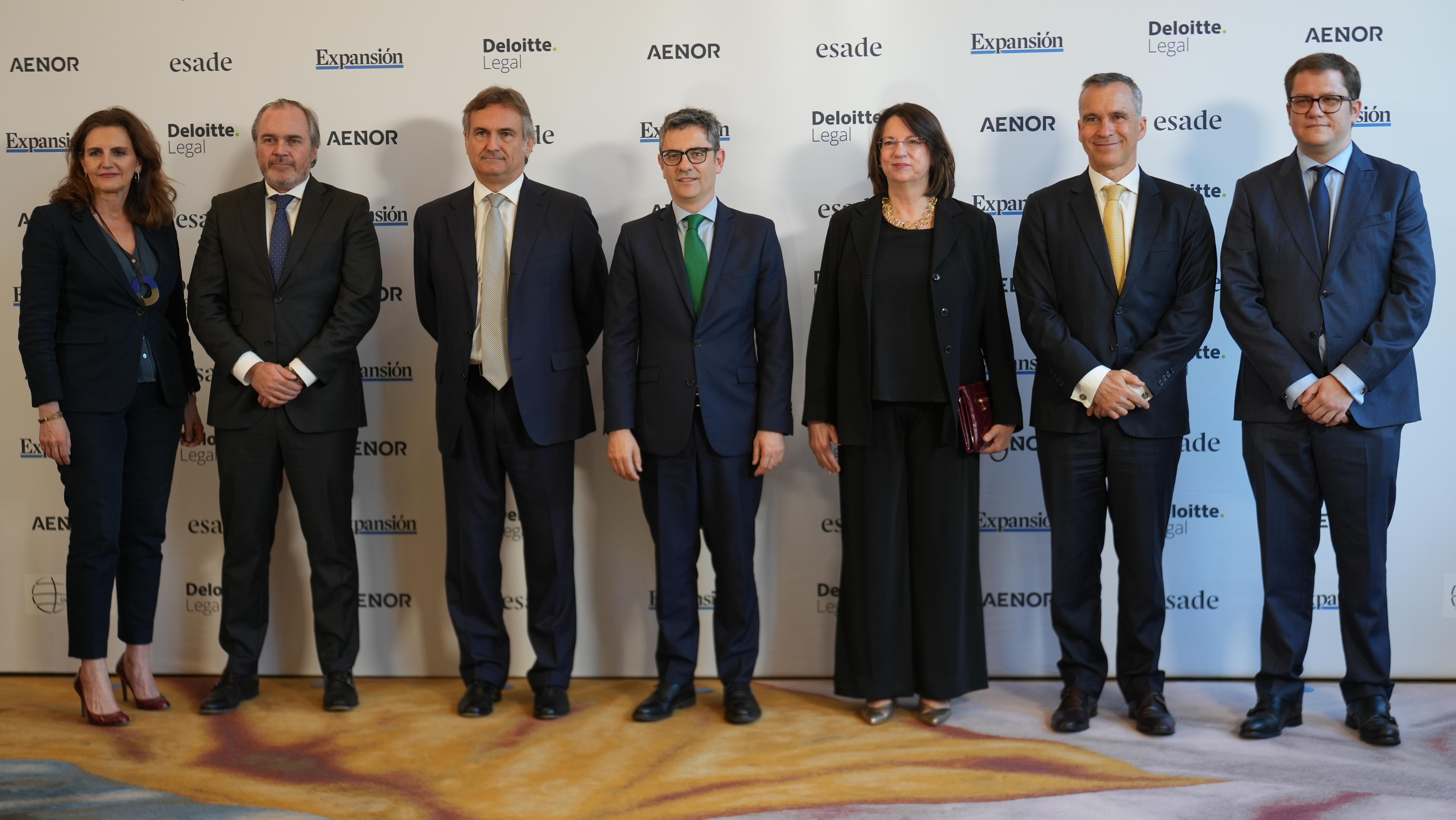 Félix Bolaños en la V Edición de los Premios Compliance 2023 del diario Expansión