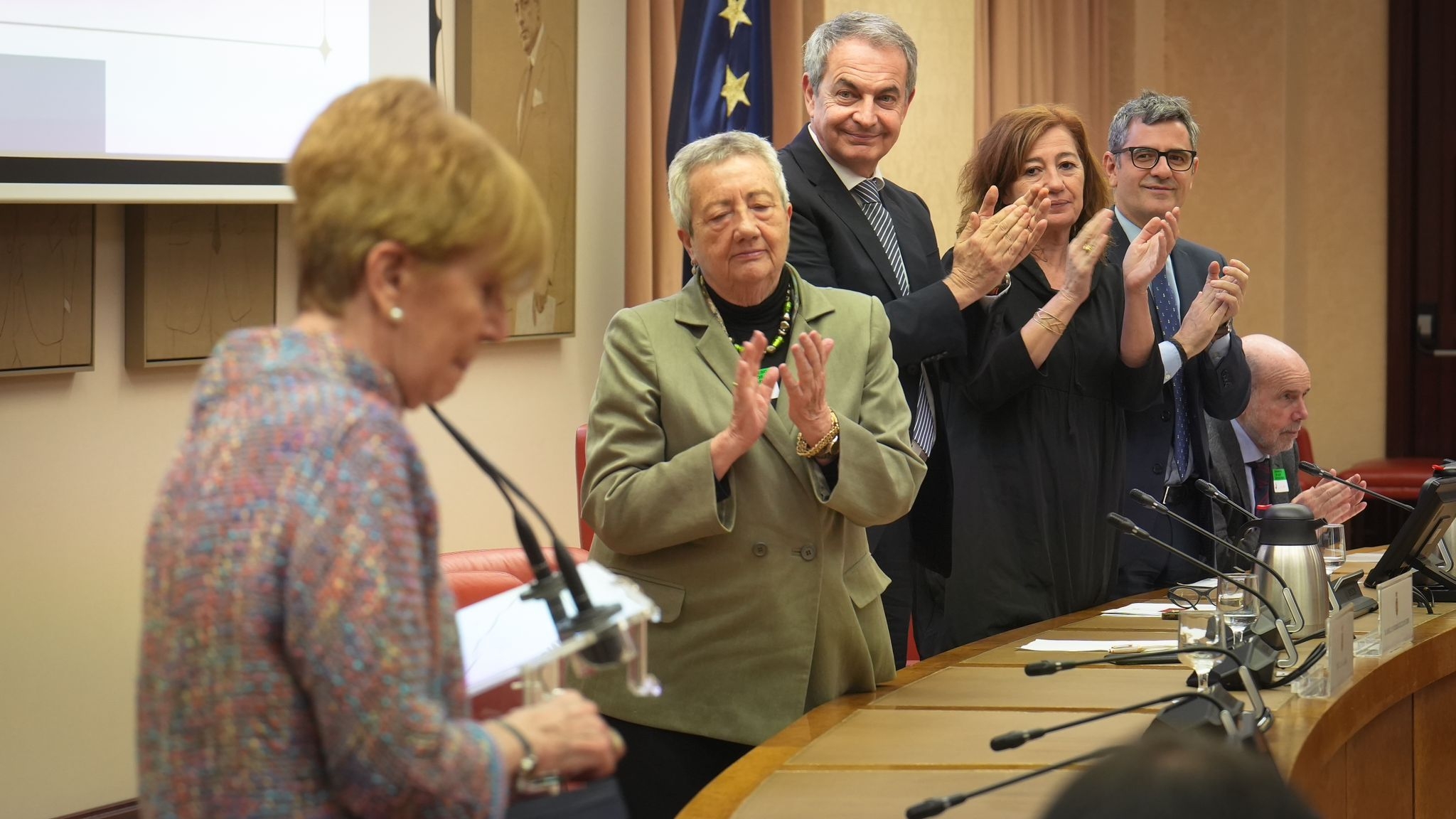 El ministro Bolaños participa en el homenaje a José Enrique Serrano
