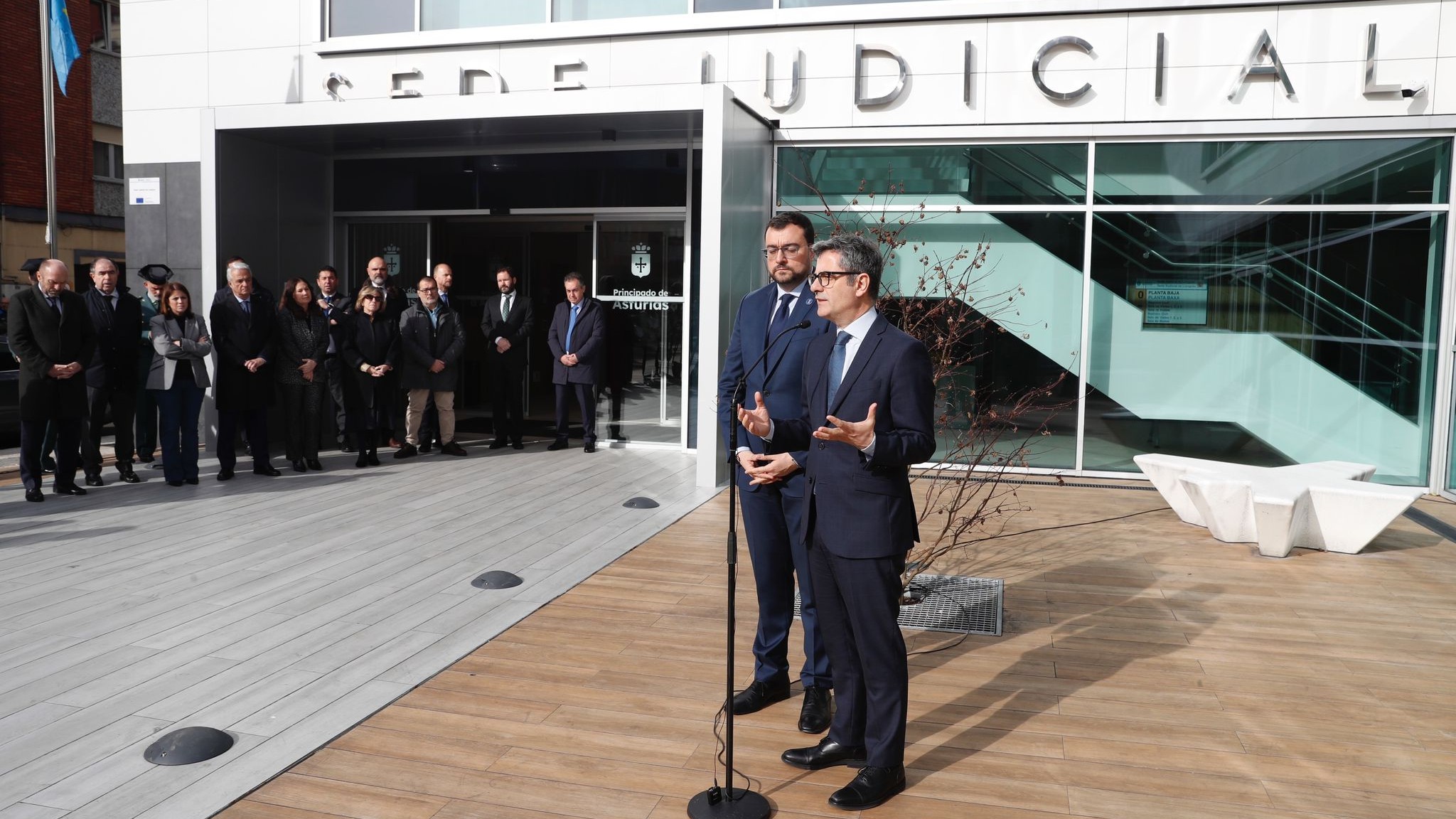 Inauguración sede judicial de Langreo