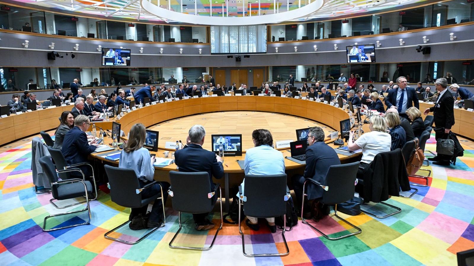 Sesión de Justicia del Consejo de Justicia y Asuntos de Interior (JAI), celebrada en Bruselas 