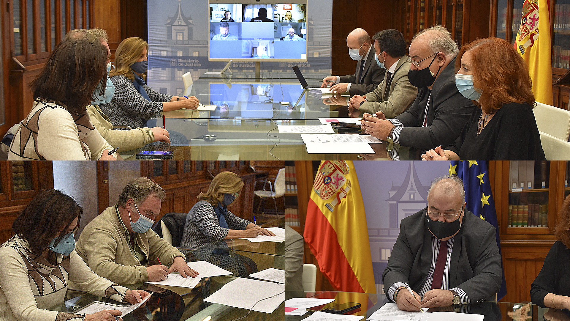 Justicia firma un acuerdo con los sindicatos para mejorar los procesos selectivos