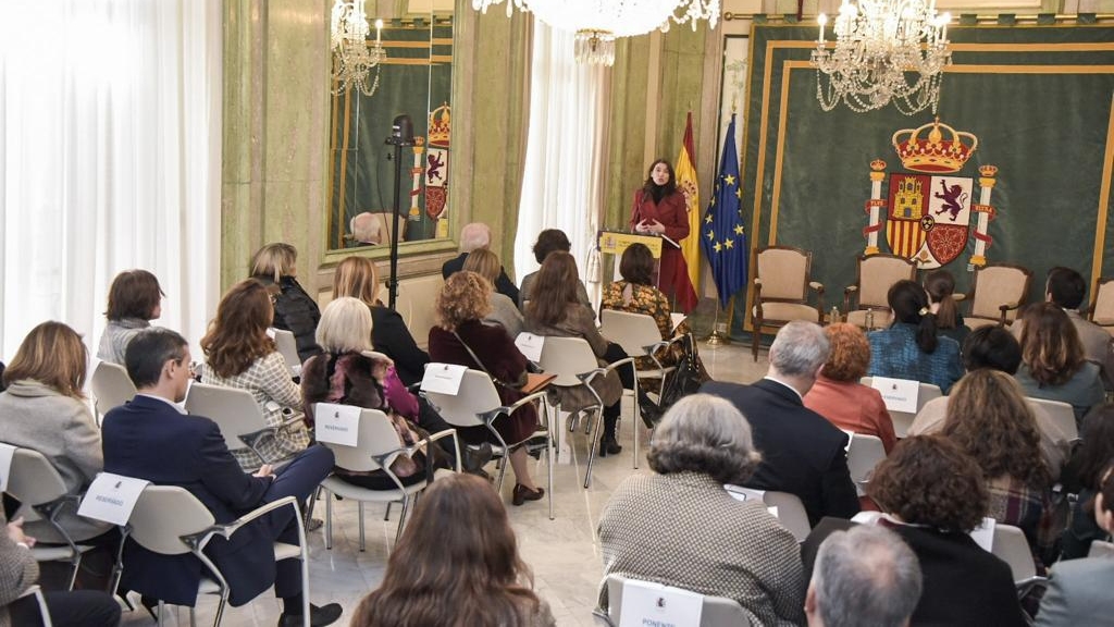 La ministra de Justicia, durante la jornada El Ministerio de Justicia y la Mediación