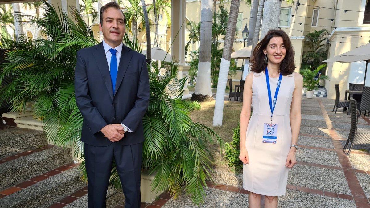 La ministra Llop con el ministro de Justicia de Argentina