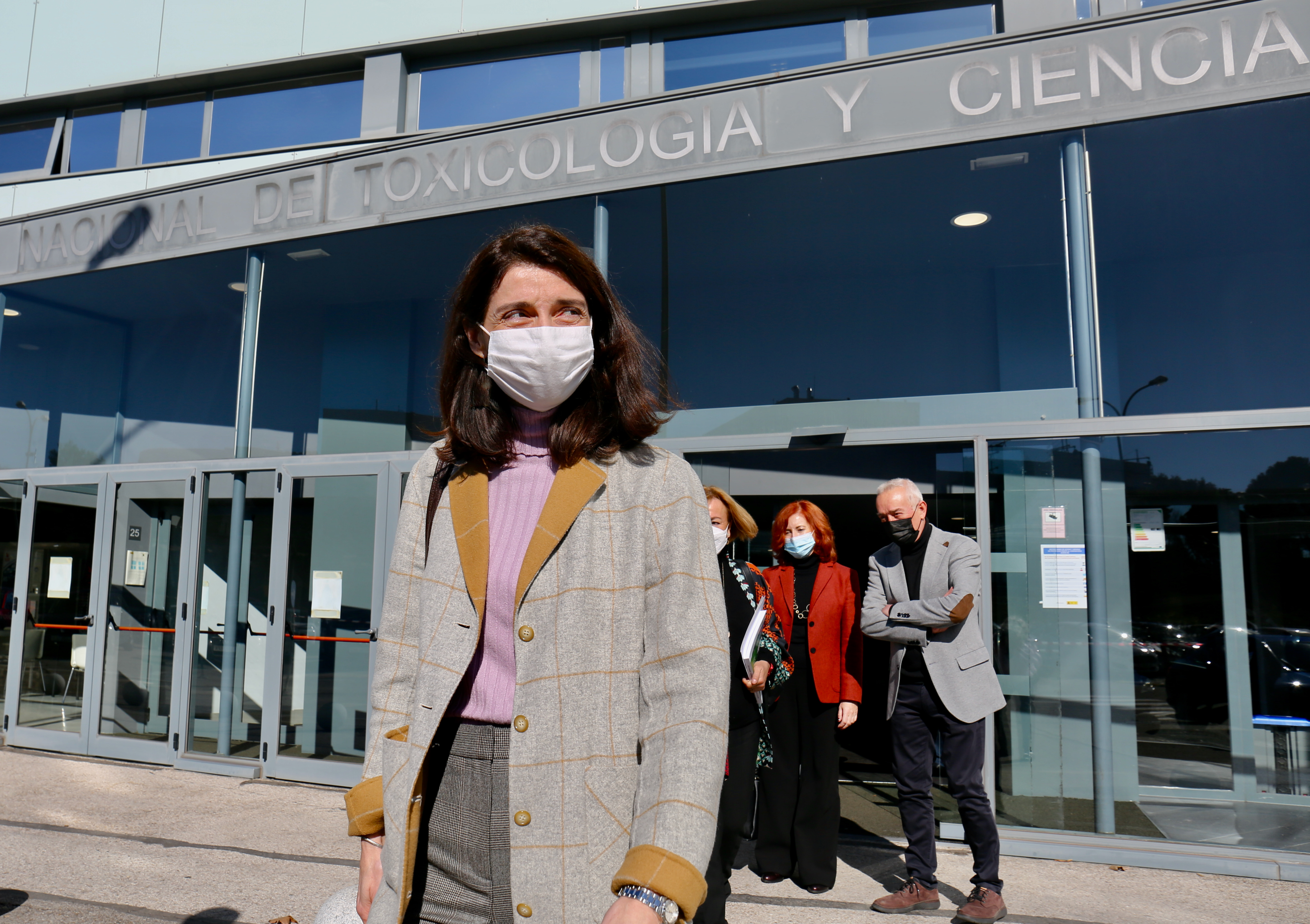 La ministra de Justicia, Pilar Llop, en el INTCF
