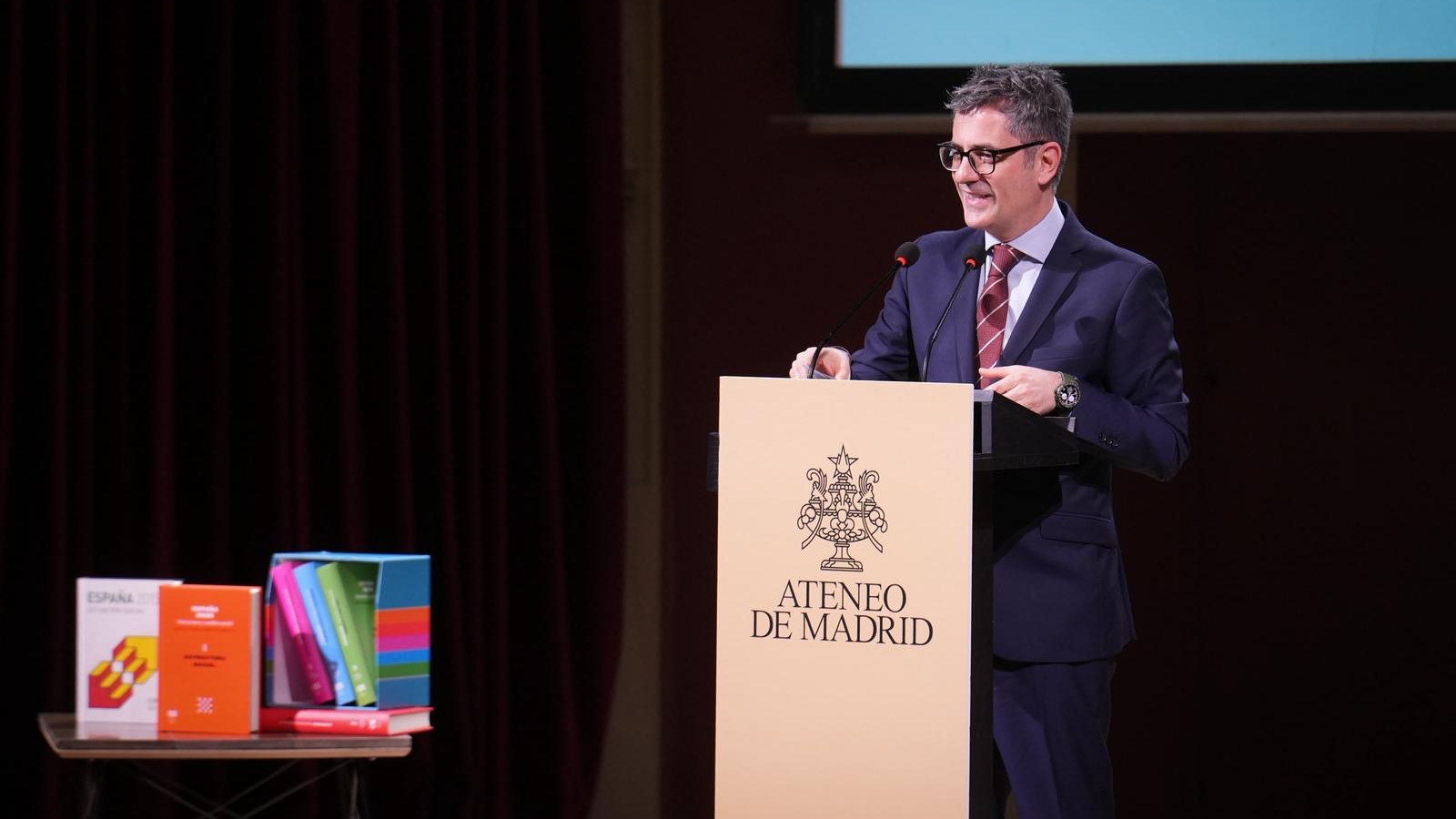 Presentación de la obra “España 2025. Estructura y Cambio Social”, publicada por el CIS