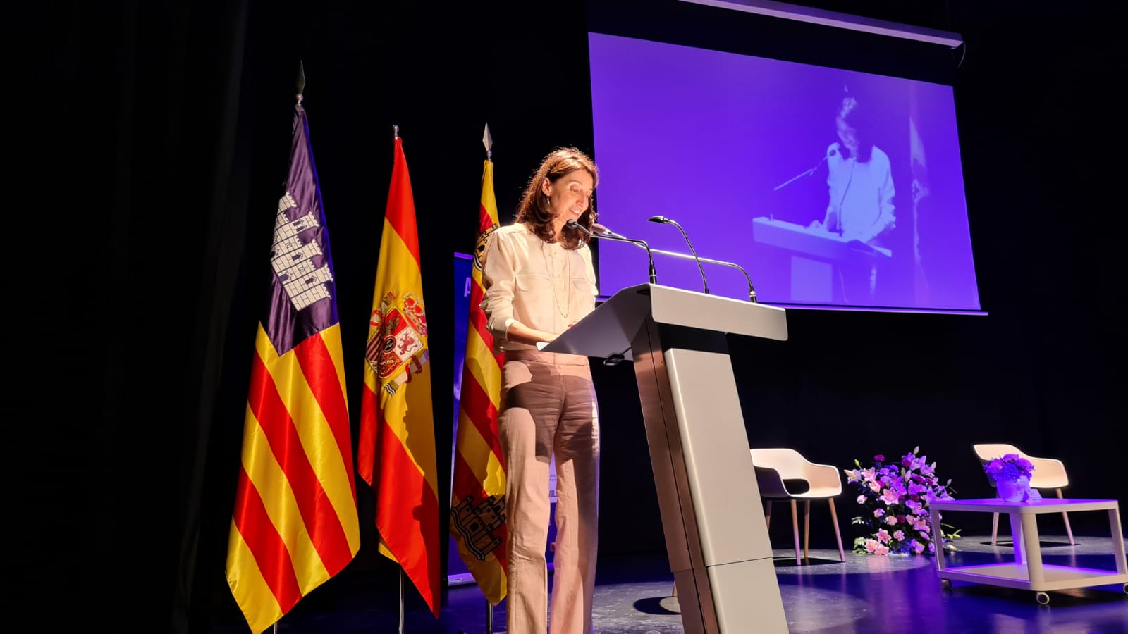 Llop en las jornadas Aules Feministes