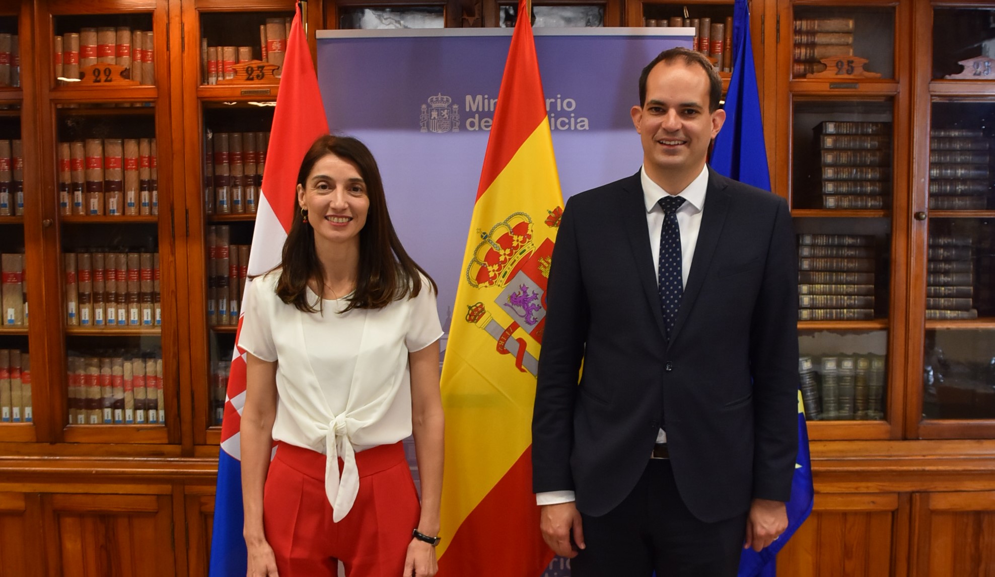 Pilar Llop recibe al ministro de Justicia de Croacia