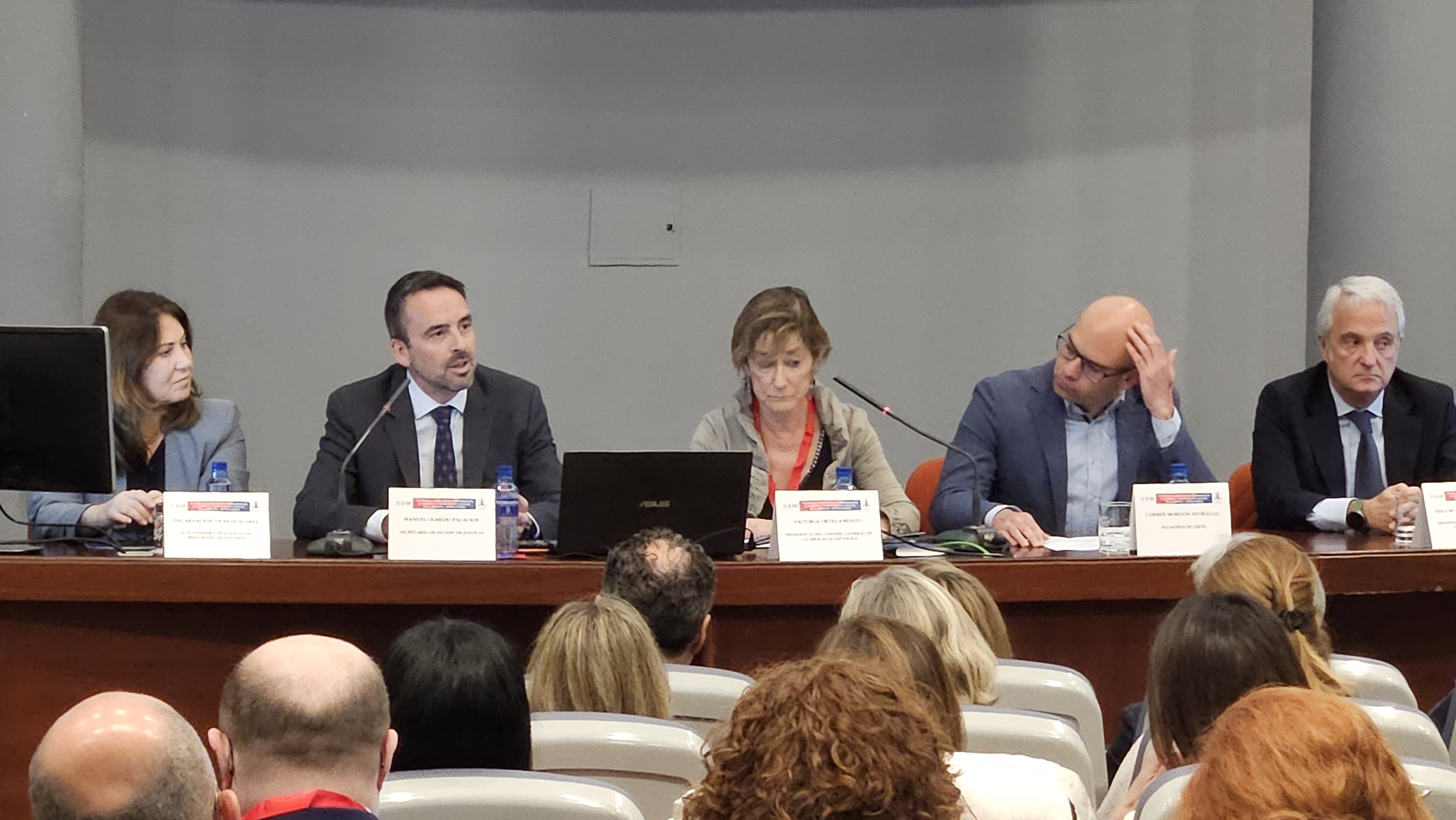 Manuel Olmedo en la inauguración de las VI Jornadas sobre nuevas tecnologías del CGAE 