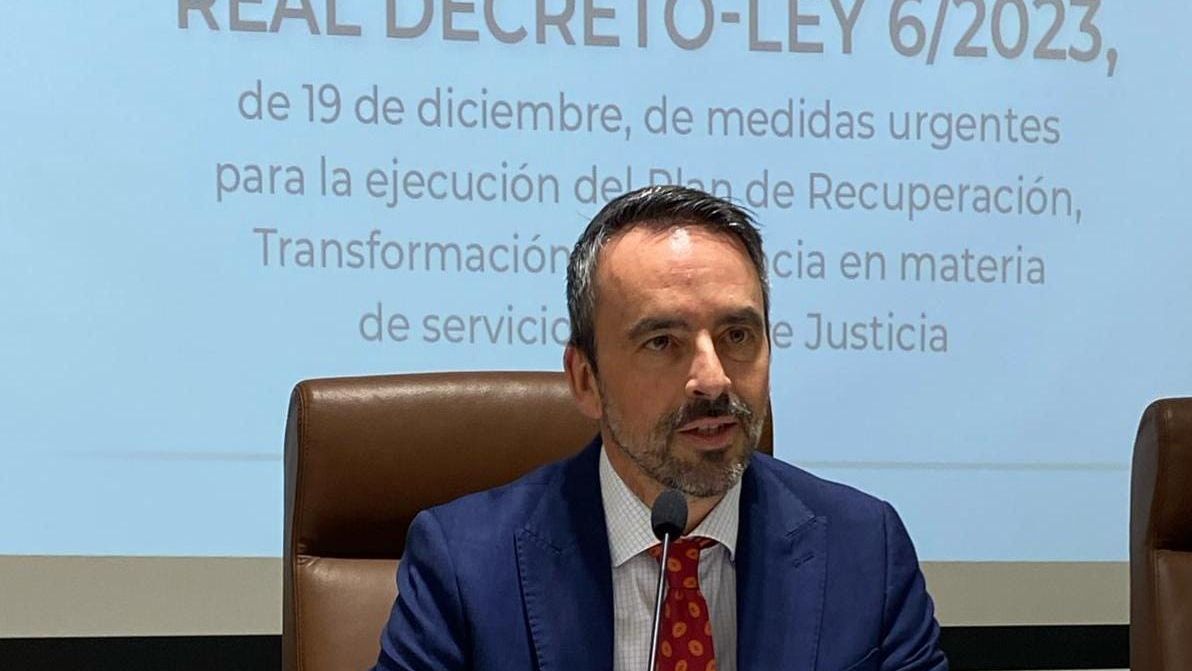 Manuel Olmedo en la jornada formativa del Consejo General de la Procura Española 