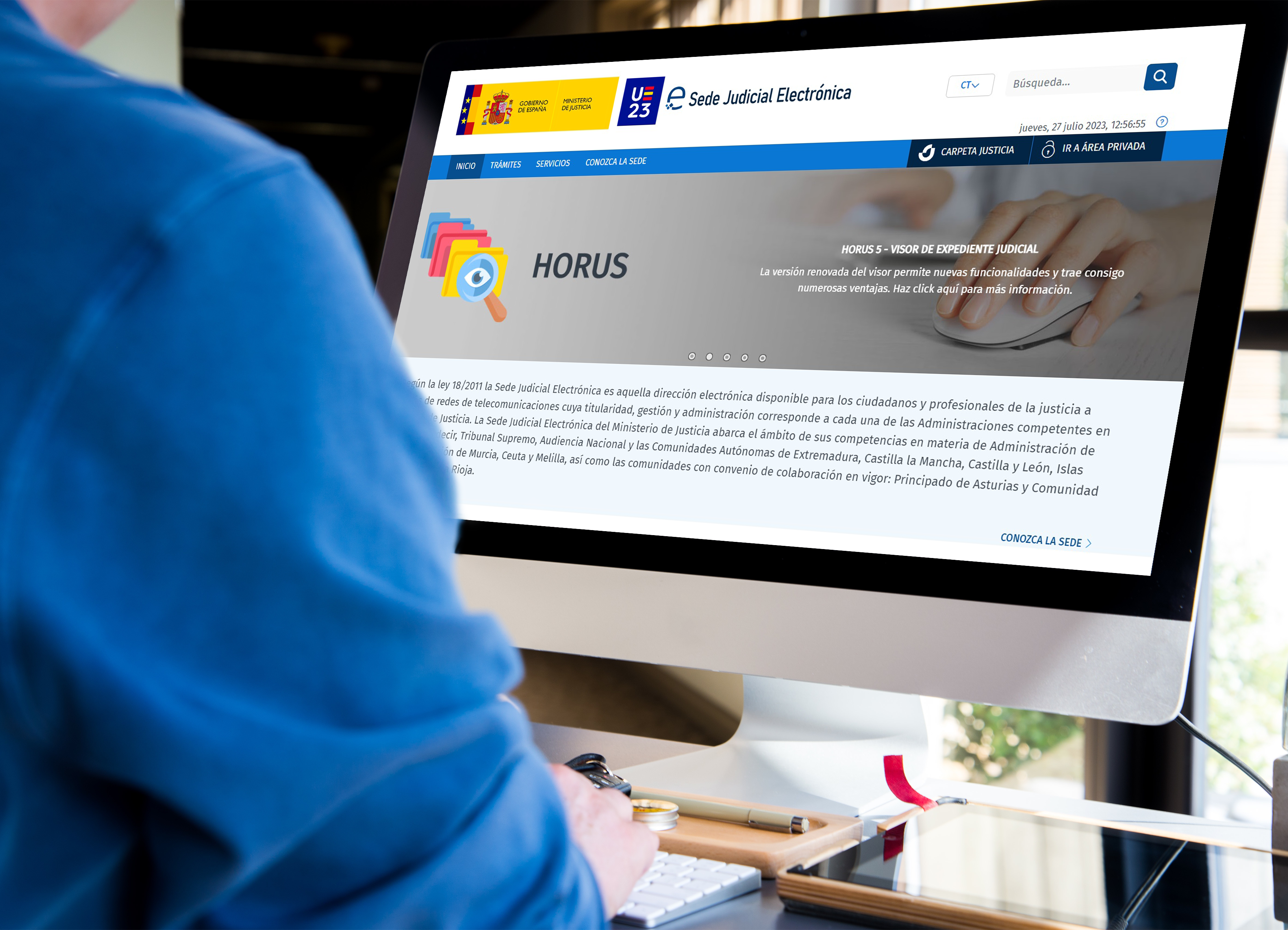Justicia actualiza con nuevas funcionalidades el visor de expedientes judiciales Horus