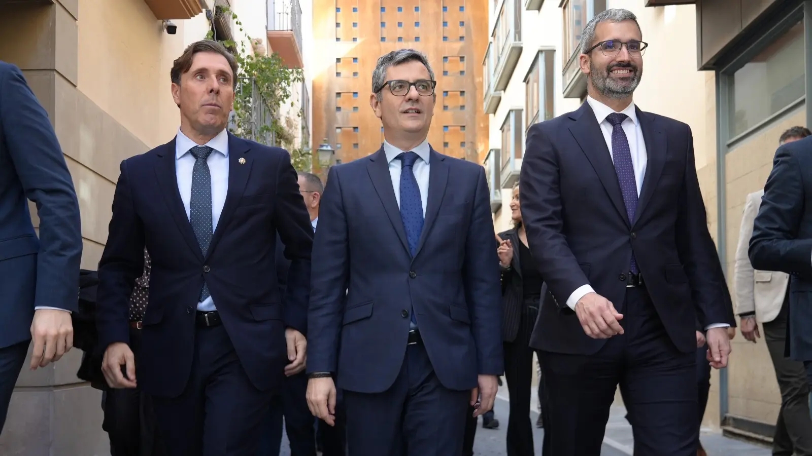 Bolaños visita las obras del nuevo Tribunal de Instancia de Lorca