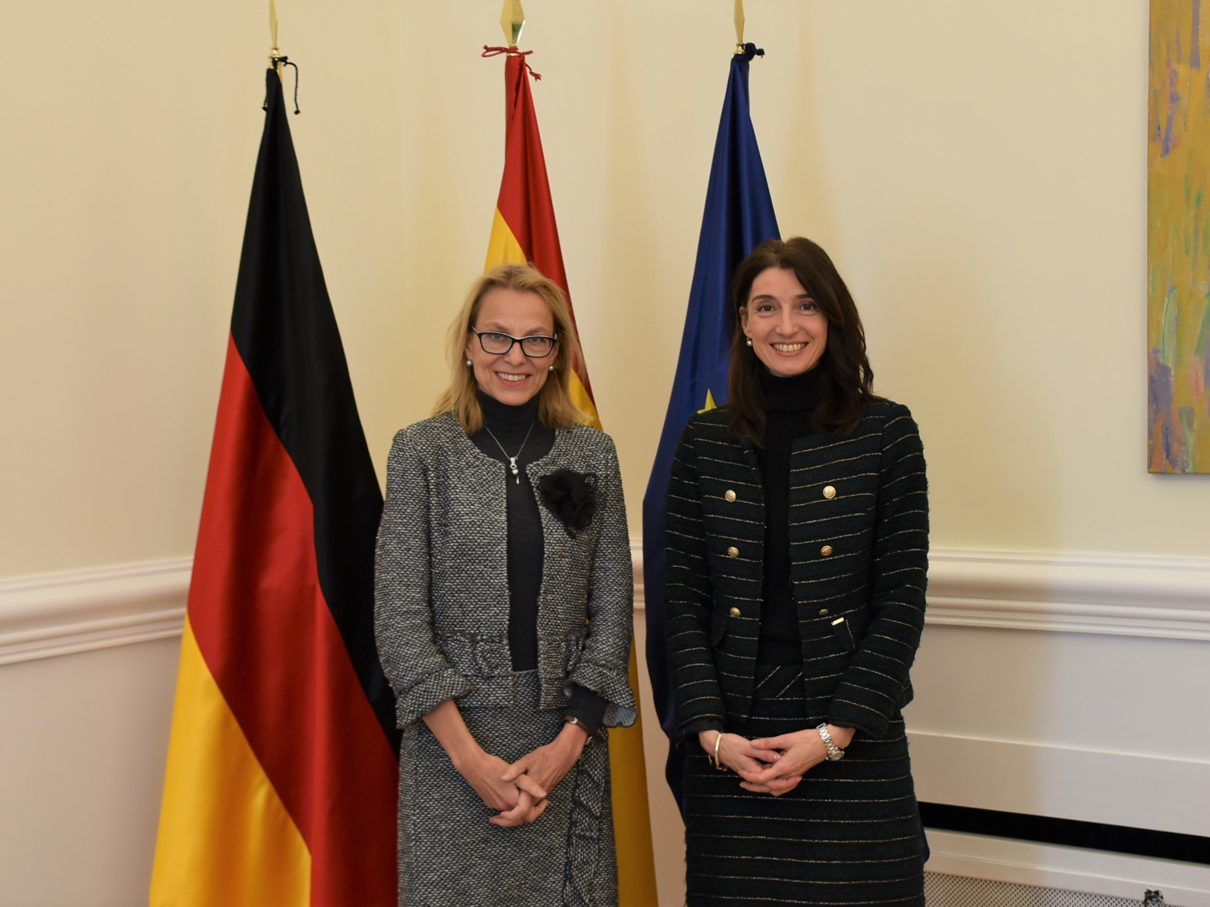 La ministra de Justicia se reúne con la embajadora de Alemania en España 