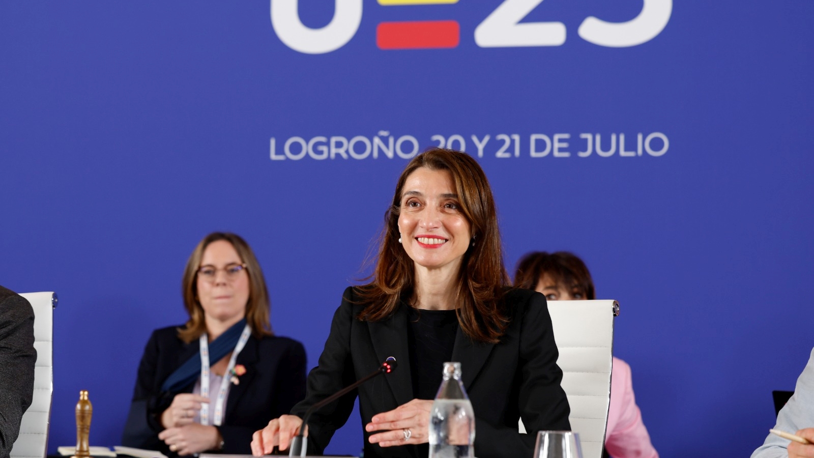 Pilar Llop en la reunión informal de ministros de Justicia europeos en Logroño