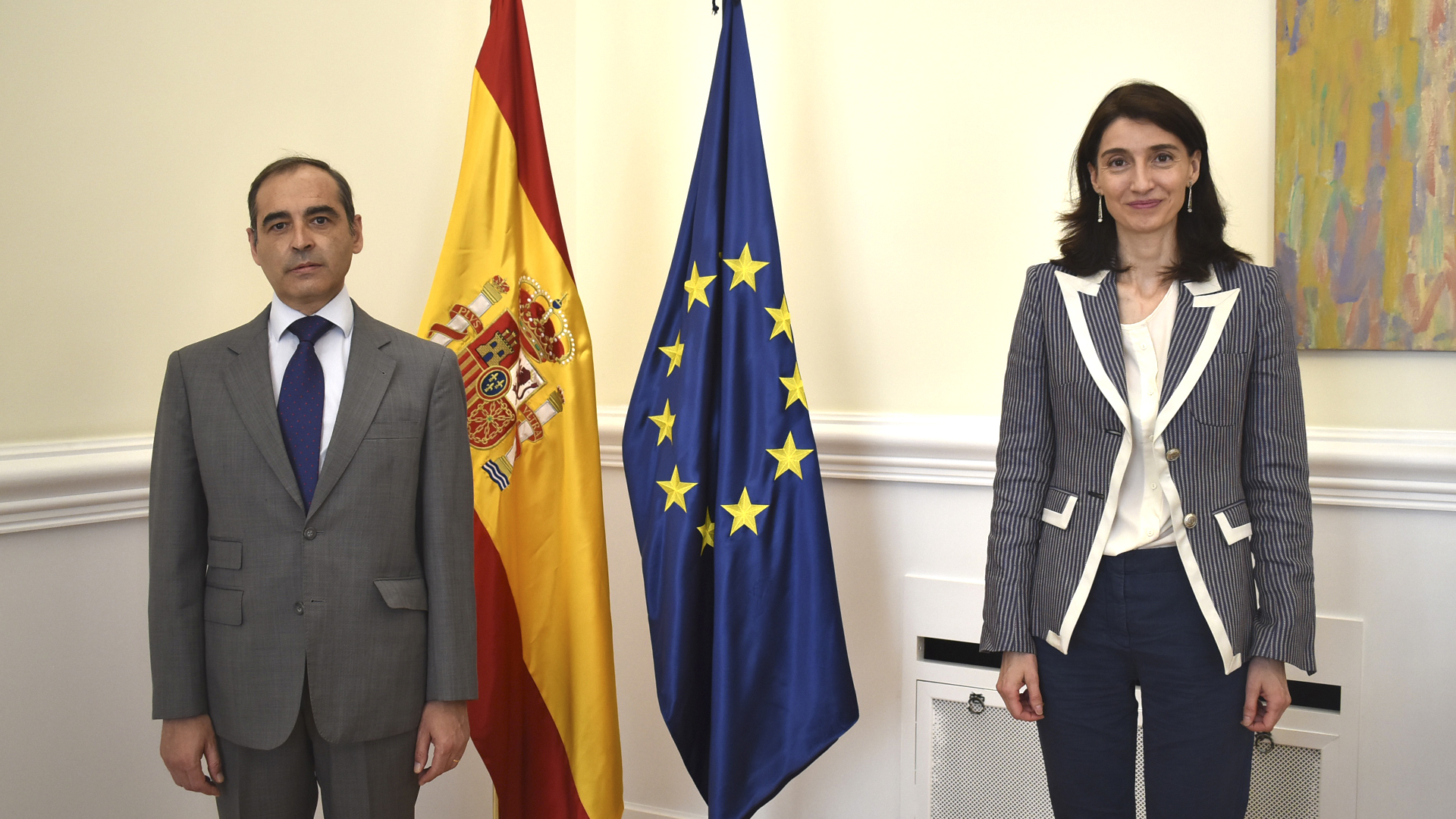 Pilar Llop y Conrado Saiz