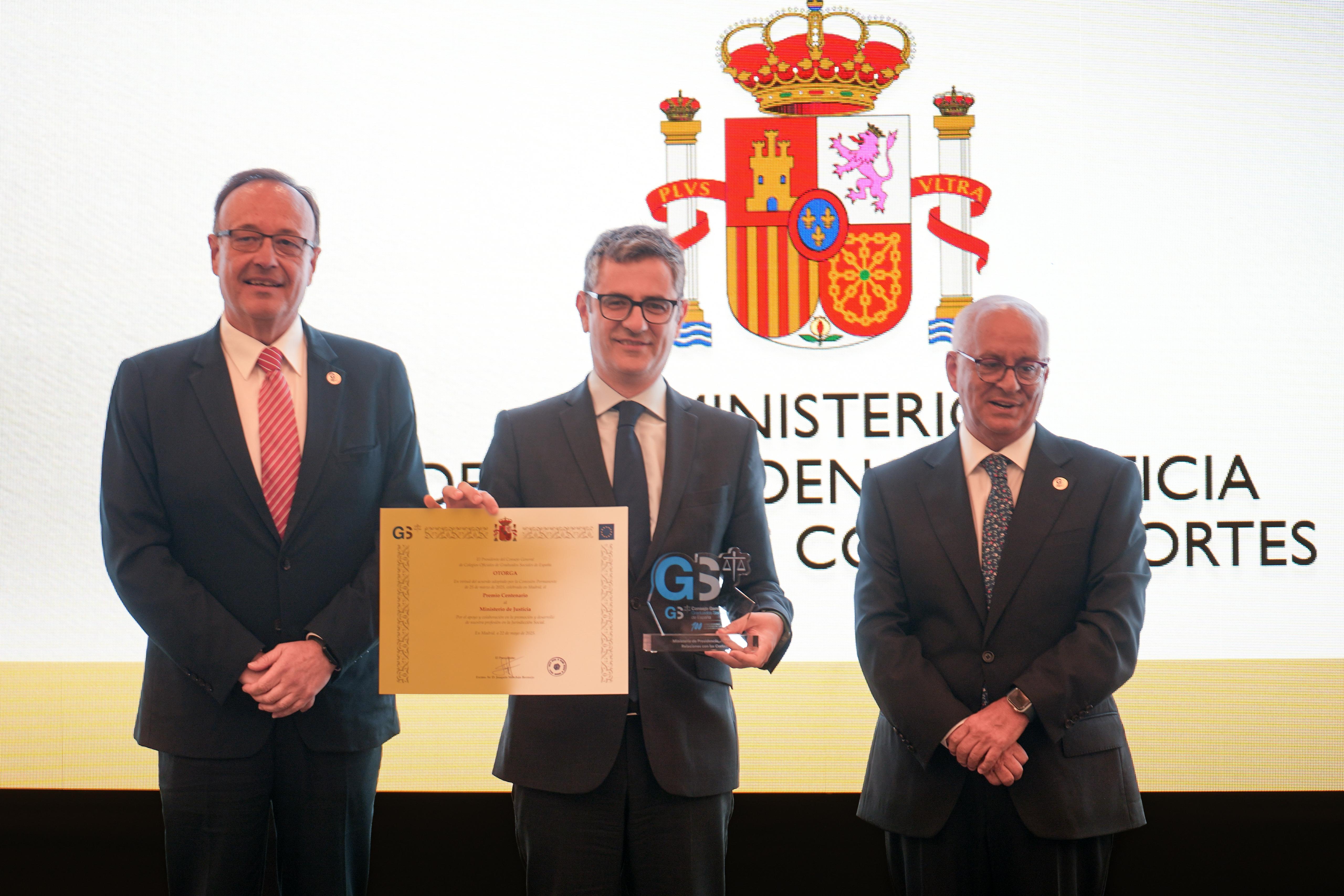 Entrega de Premios Centenario de los graduados sociales