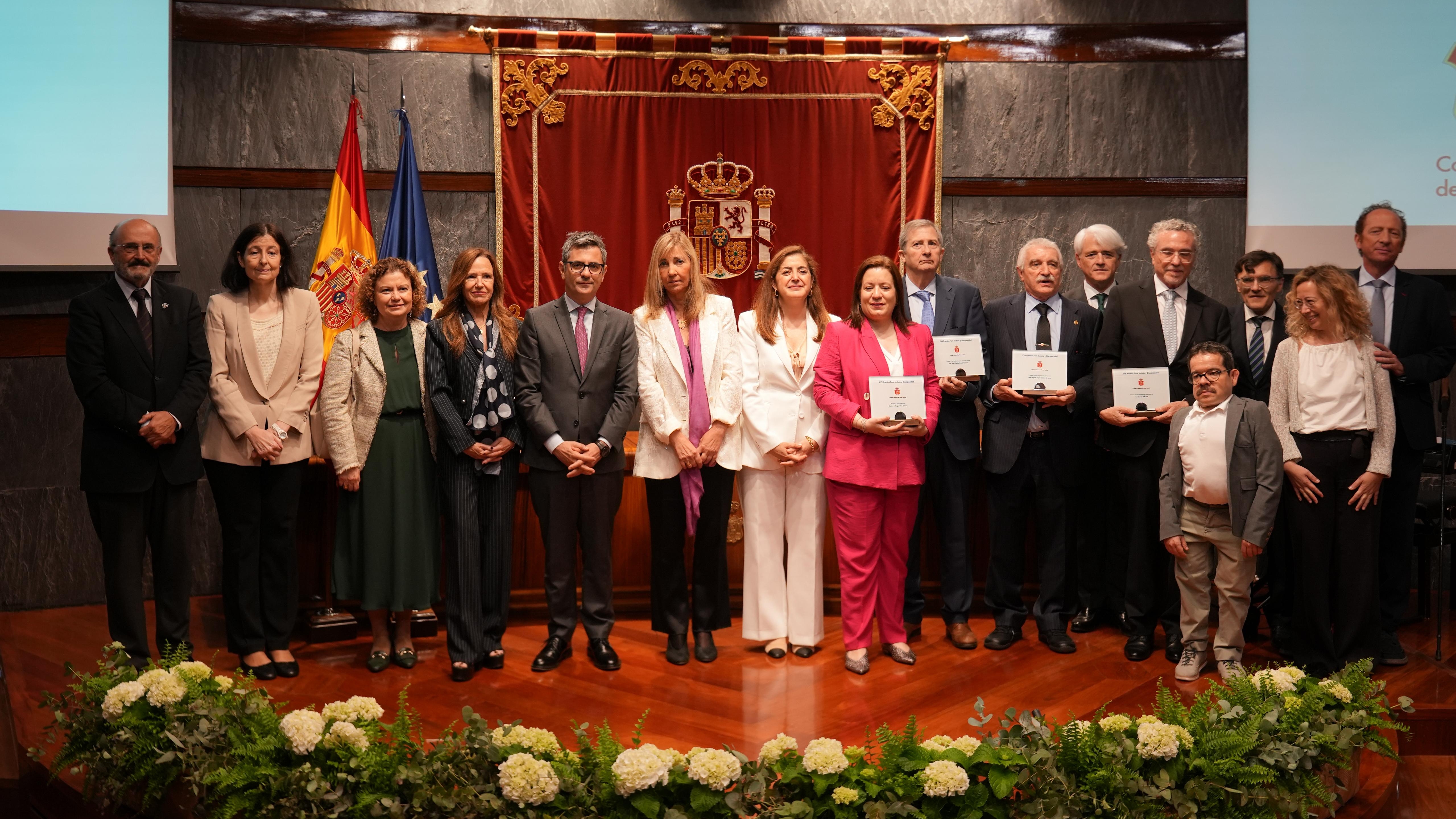 Bolaños en la XVII edición de los premios anuales del Foro Justicia y Discapacidad
