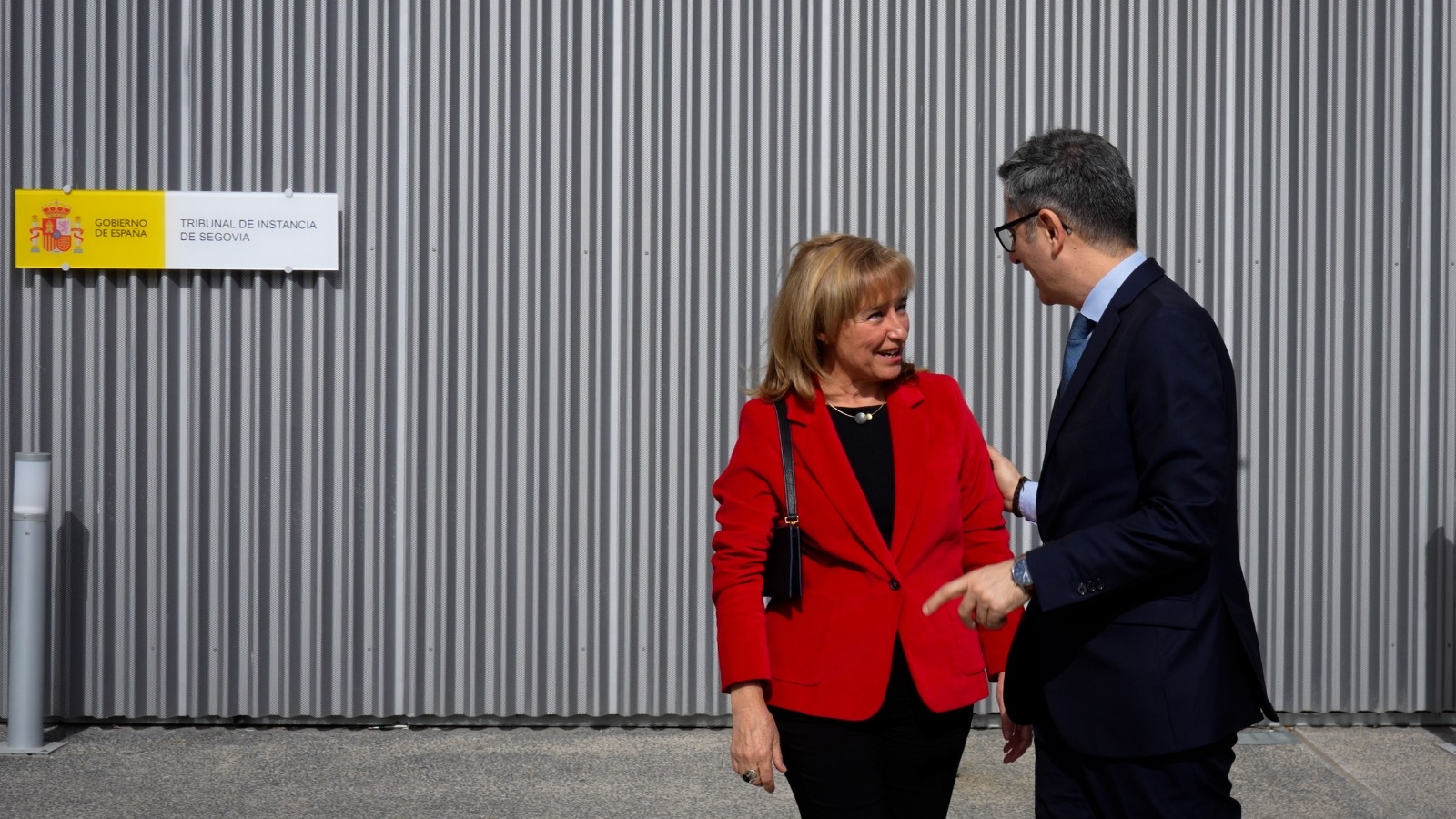 Bolaños se reúne con la presidenta del TSJ de Castilla y León  