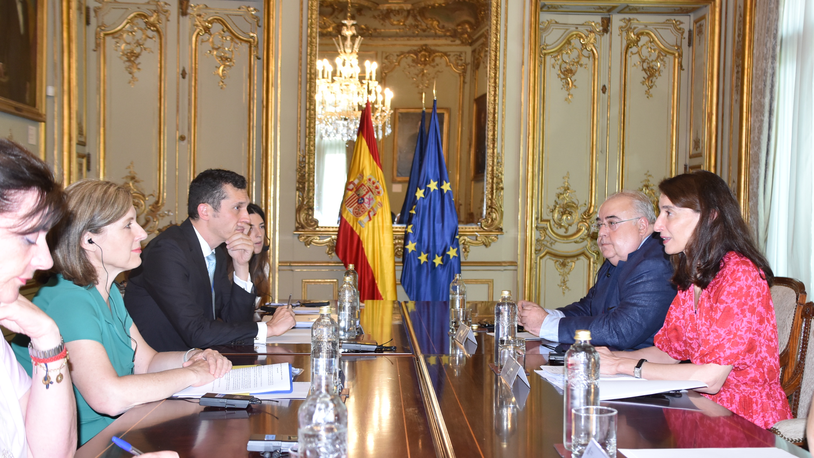 Reunión entre la ministra de Justicia y Vera Jourová