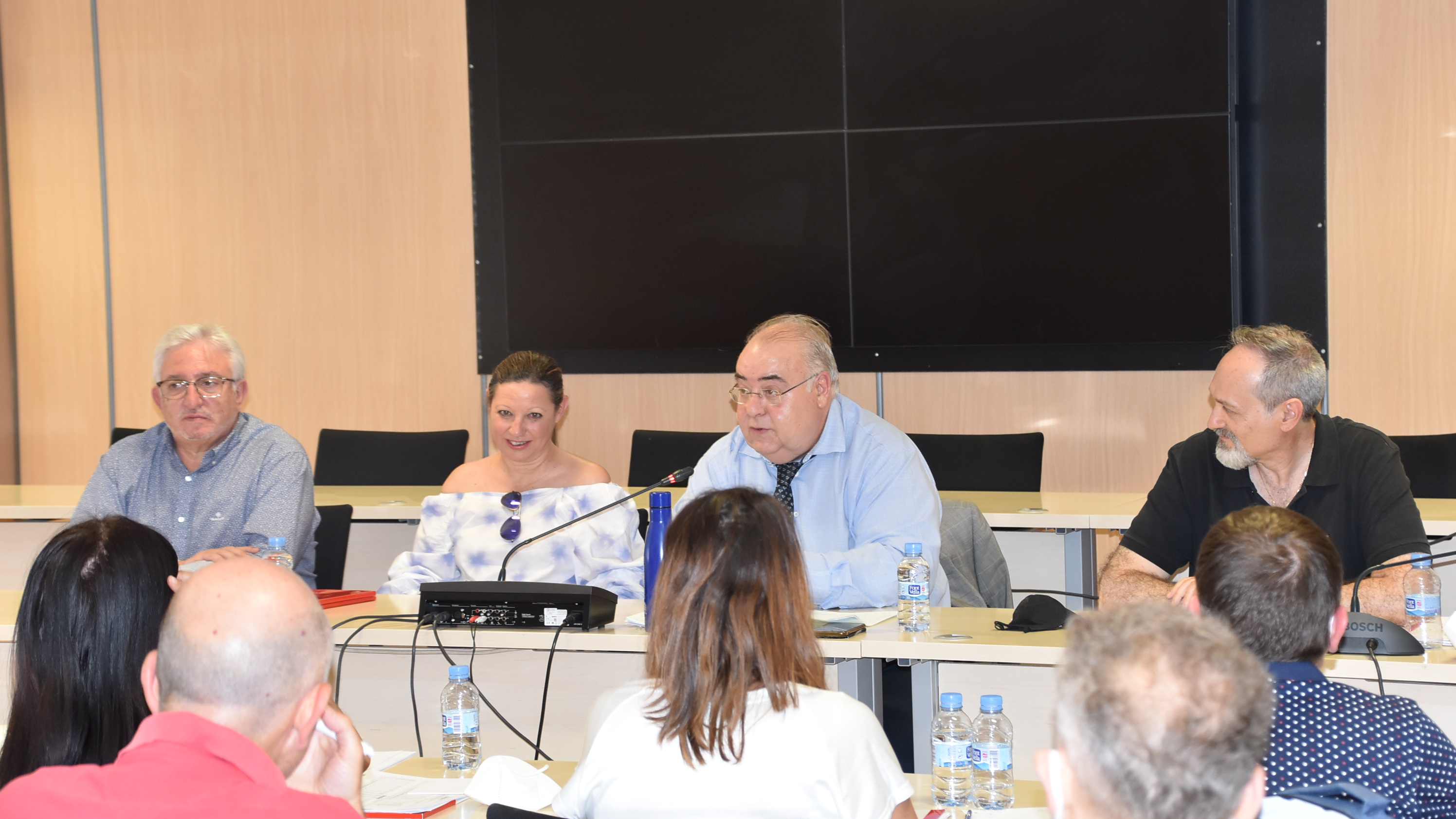 Tontxu Rodríguez, en el seminario Técnicas de negociación colectiva, organizado por la UGT.